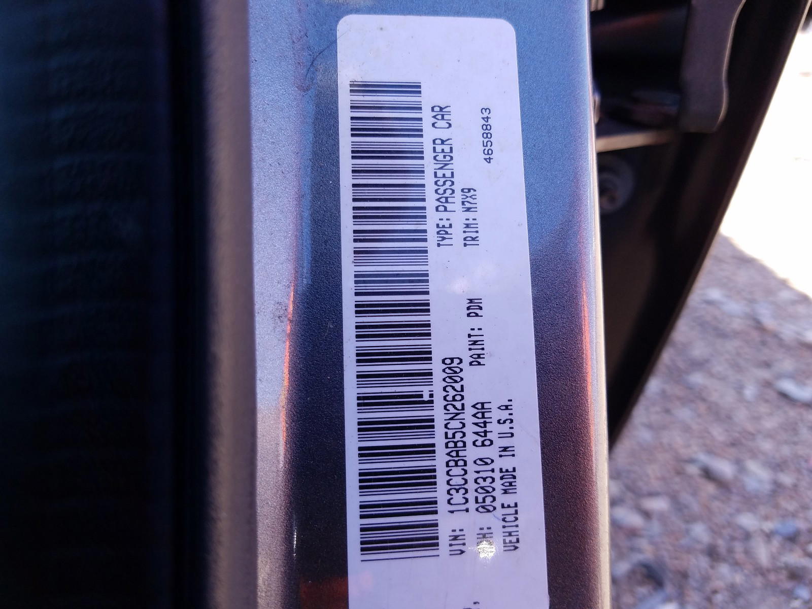 Photo 10 from auction – 2012 CHRYSLER 200 LX with VIN 1C3CCBAB5CN262009