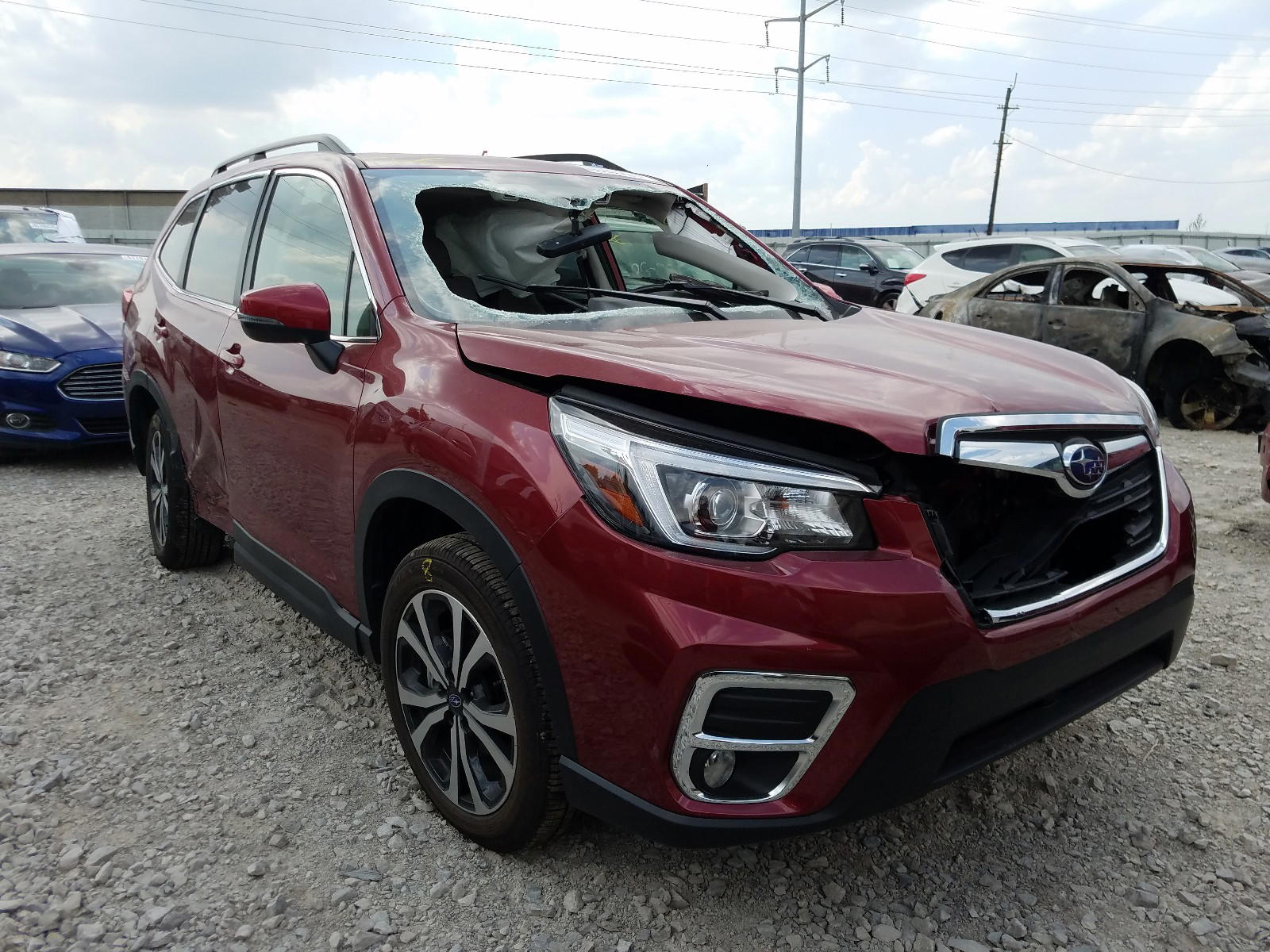SUBARU FORESTER L 2019 with VIN JF2SKAUC2KH537925 - Photo from auction