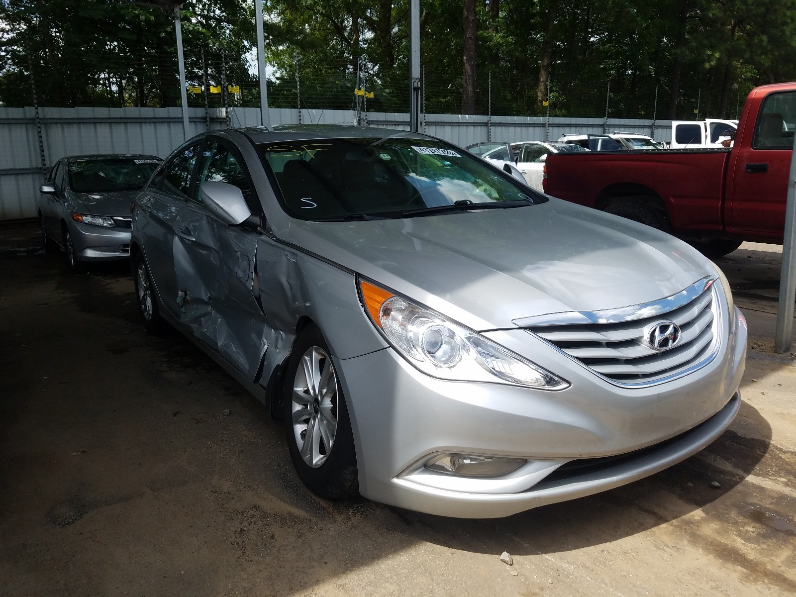 HYUNDAI SONATA GLS 2013 with VIN 5NPEB4AC0DH633977 - Photo from auction