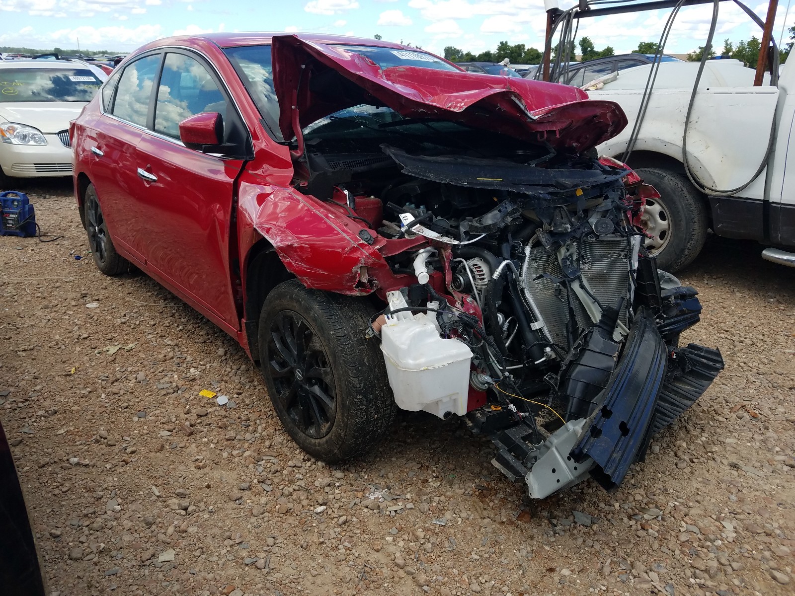 NISSAN SENTRA SR 2018 with VIN 3N1AB7AP8JL646591 - Photo from auction