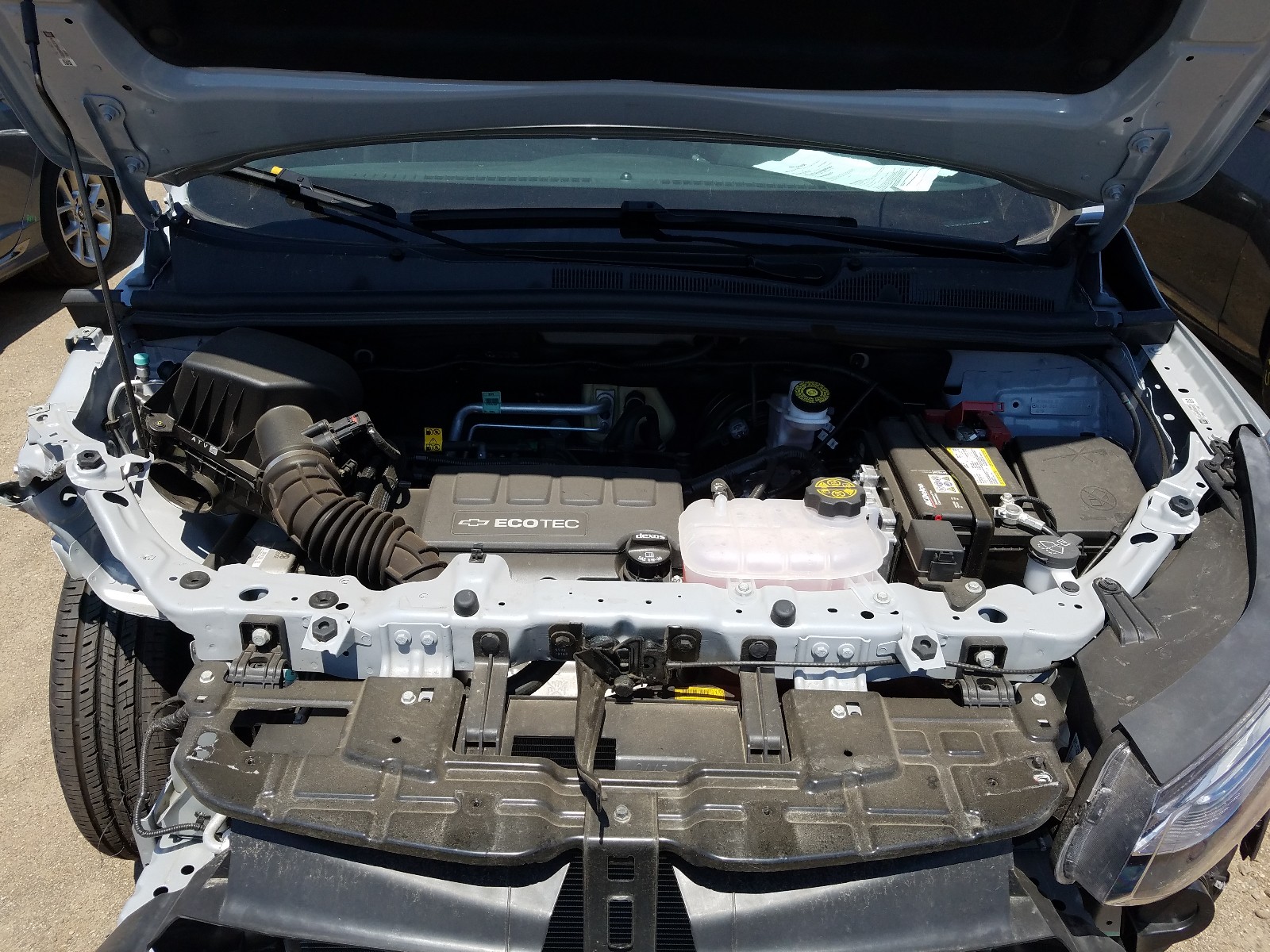 Photo 7 from auction – 2019 CHEVROLET TRAX 1LT with VIN KL7CJLSB4KB962610