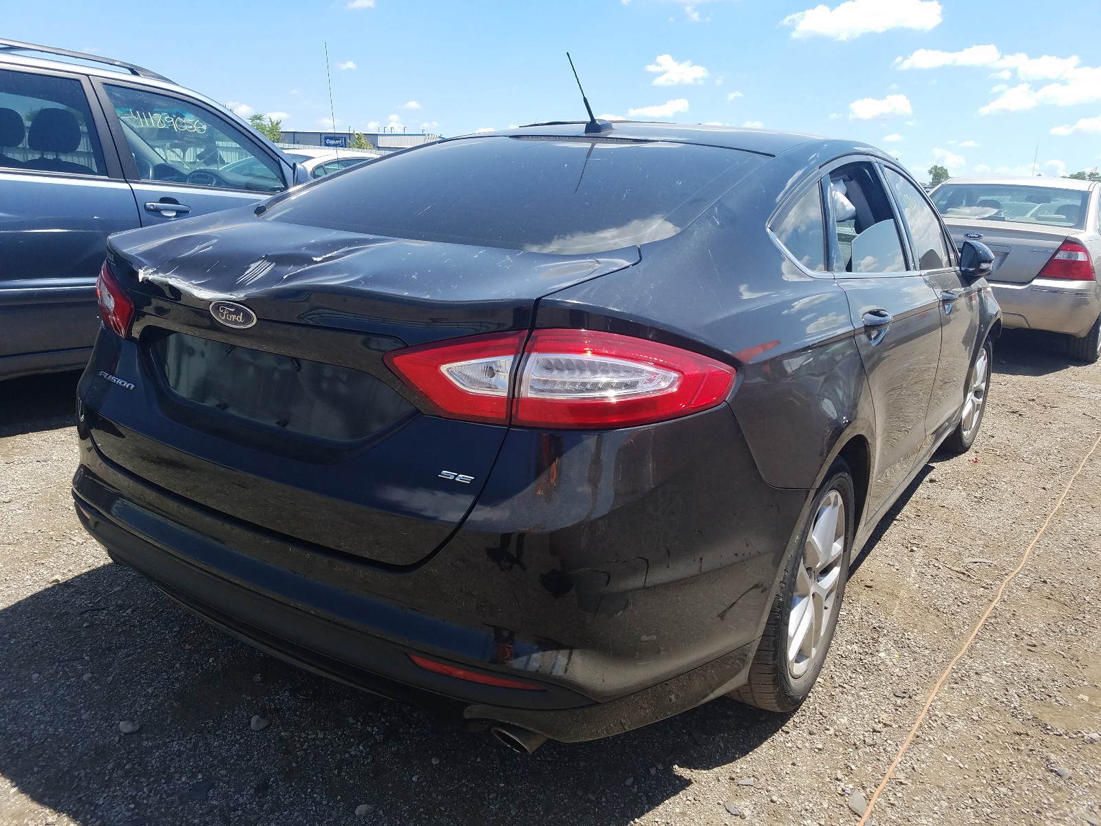 Photo 4 from auction – 2014 FORD FUSION SE with VIN 1FA6P0H73E5404112
