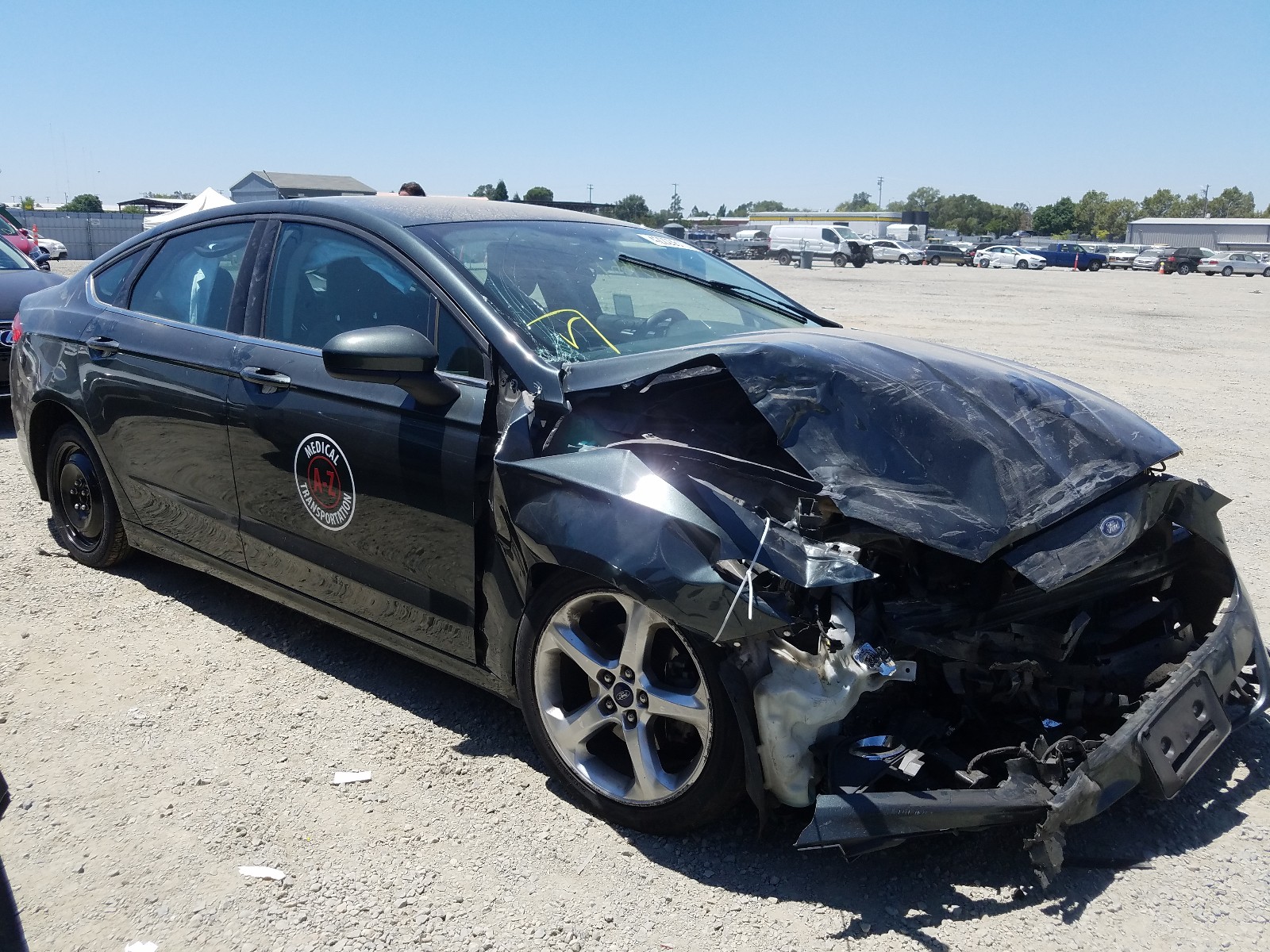FORD FUSION S 2016 with VIN 3FA6P0G73GR166411 - Photo from auction