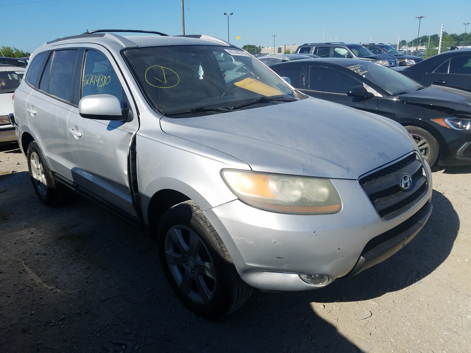 HYUNDAI SANTA FE S 2007 with VIN 5NMSH13E07H000508 - Photo from auction