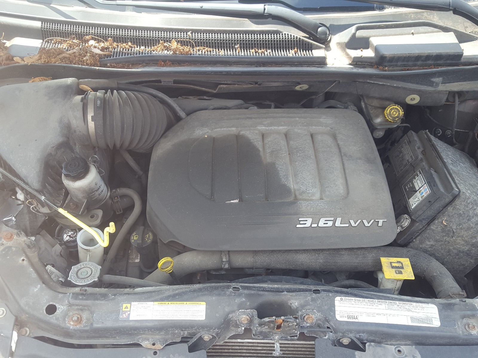 Photo 7 from auction – 2012 CHRYSLER TOWN & COU with VIN 2C4RC1BG3CR140309