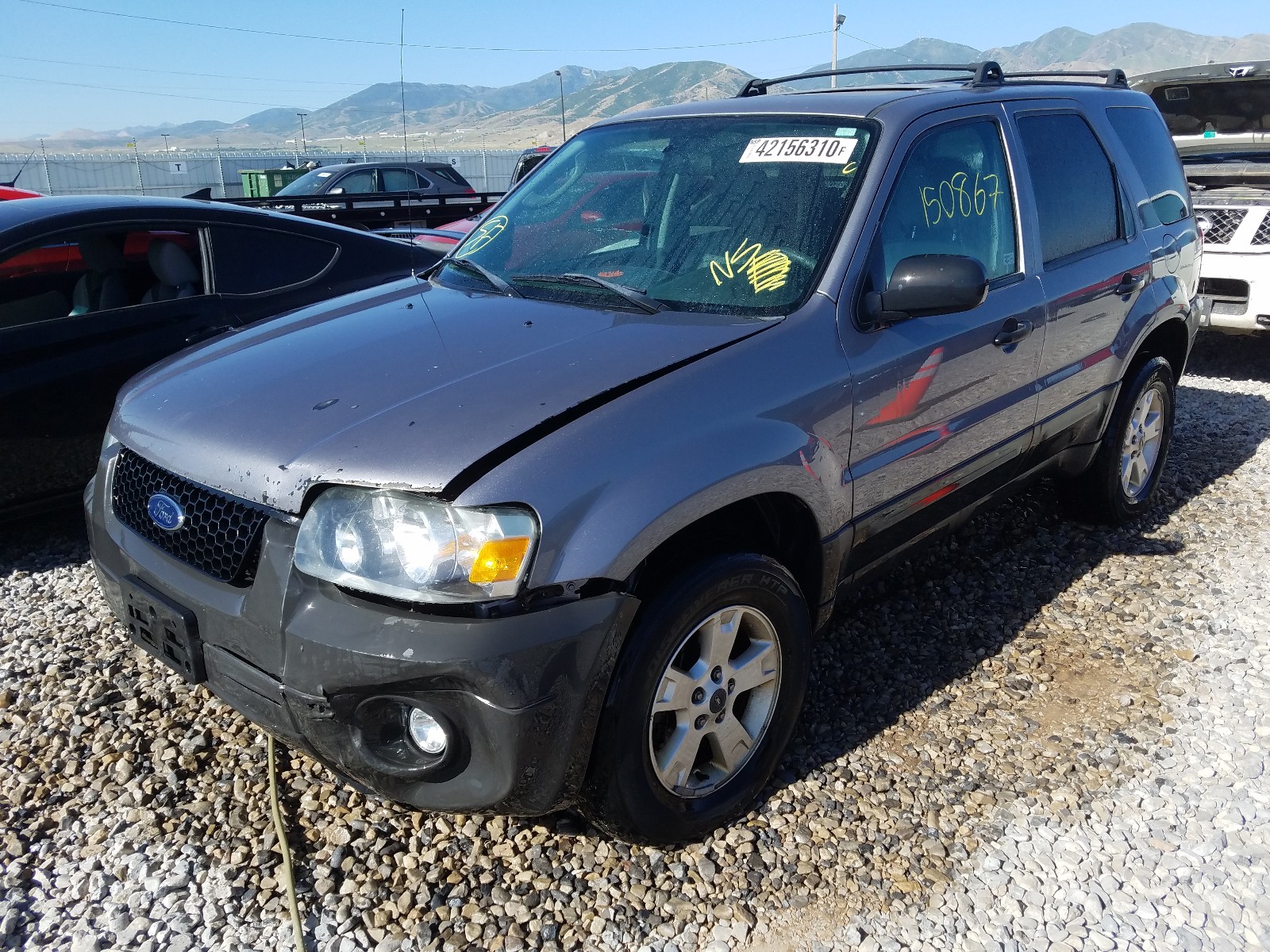 Photo 2 from auction – 2007 FORD ESCAPE XLT with VIN 1FMYU93107KC05960