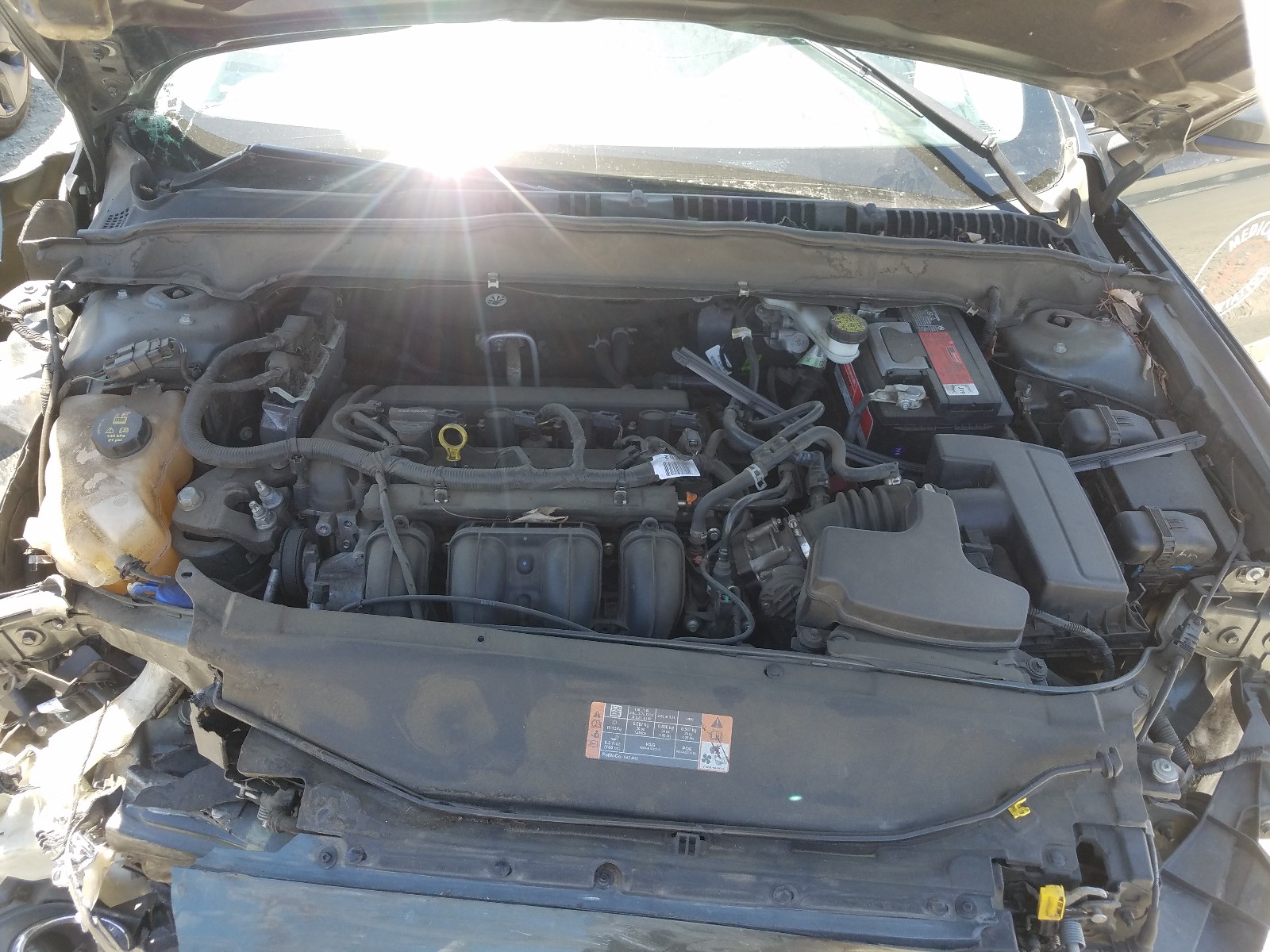 Photo 7 from auction – 2016 FORD FUSION S with VIN 3FA6P0G73GR166411