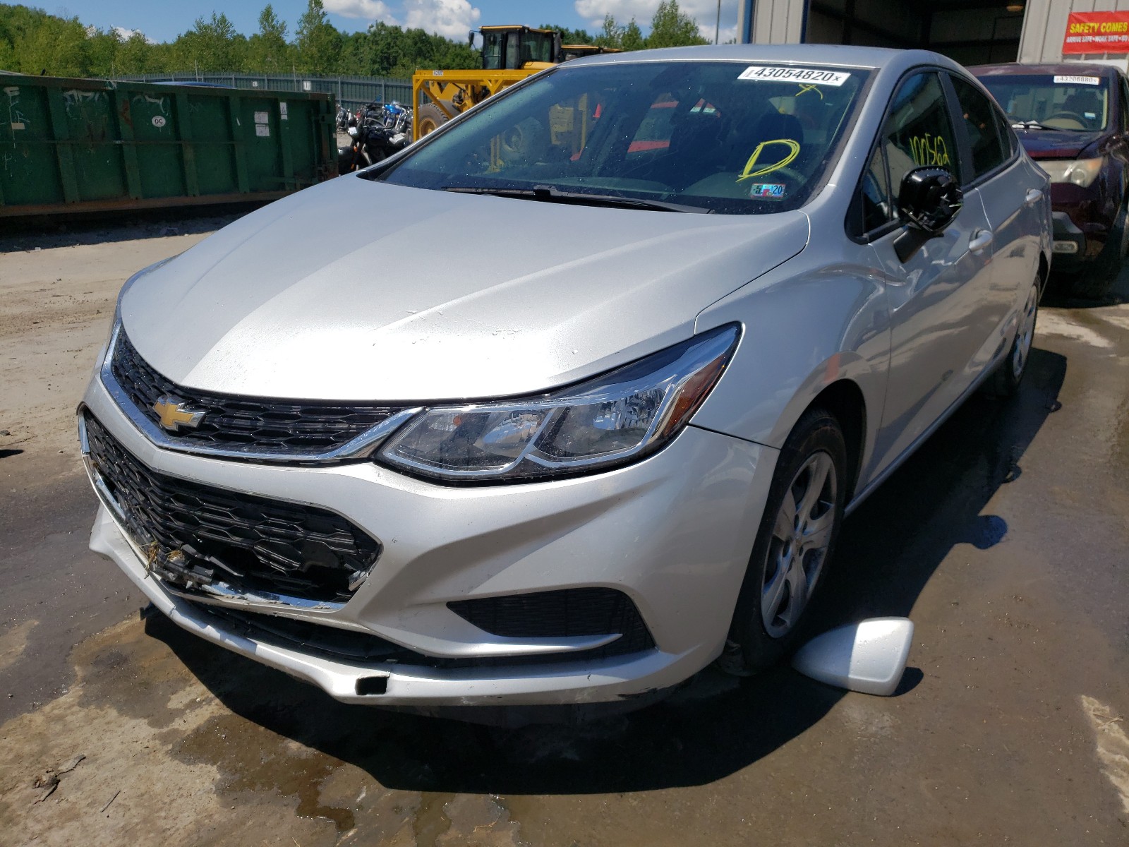 Photo 2 from auction – 2016 CHEVROLET CRUZE LS with VIN 1G1BC5SM2G7238505
