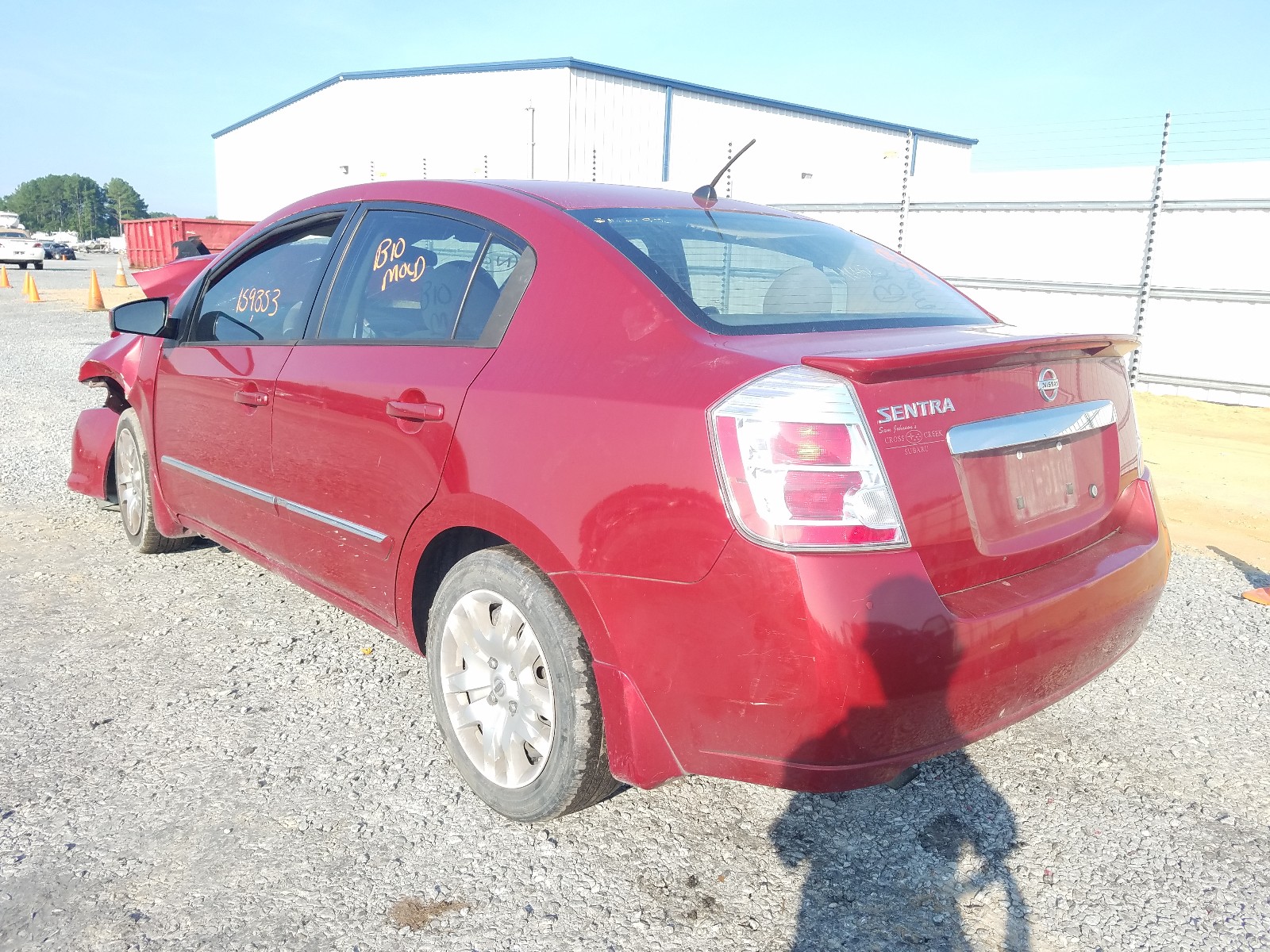 Photo 3 from auction – 2011 NISSAN SENTRA 2.0 with VIN 3N1AB6AP6BL688964