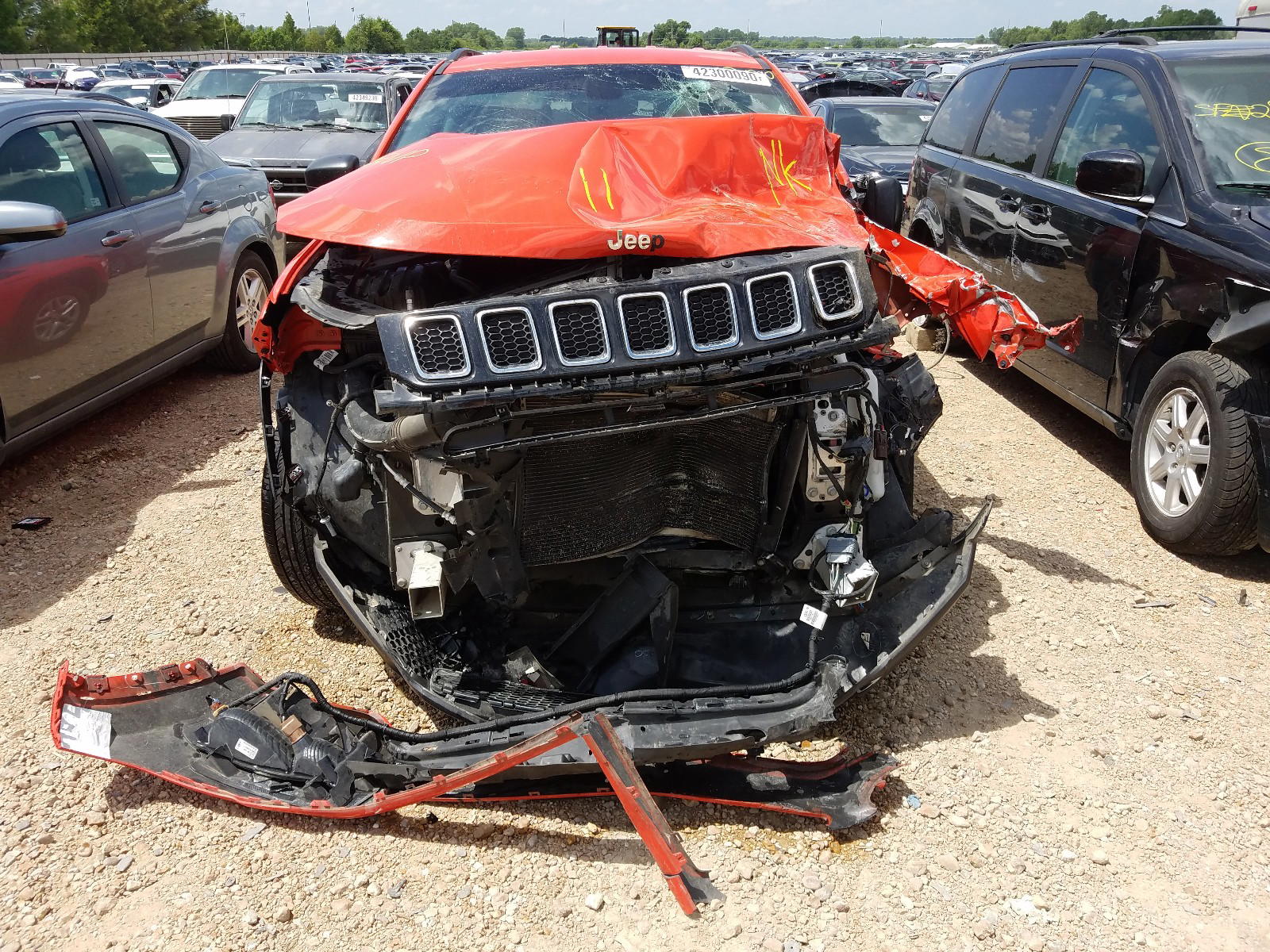 Photo 7 from auction – 2018 JEEP COMPASS SP with VIN 3C4NJCAB4JT286363
