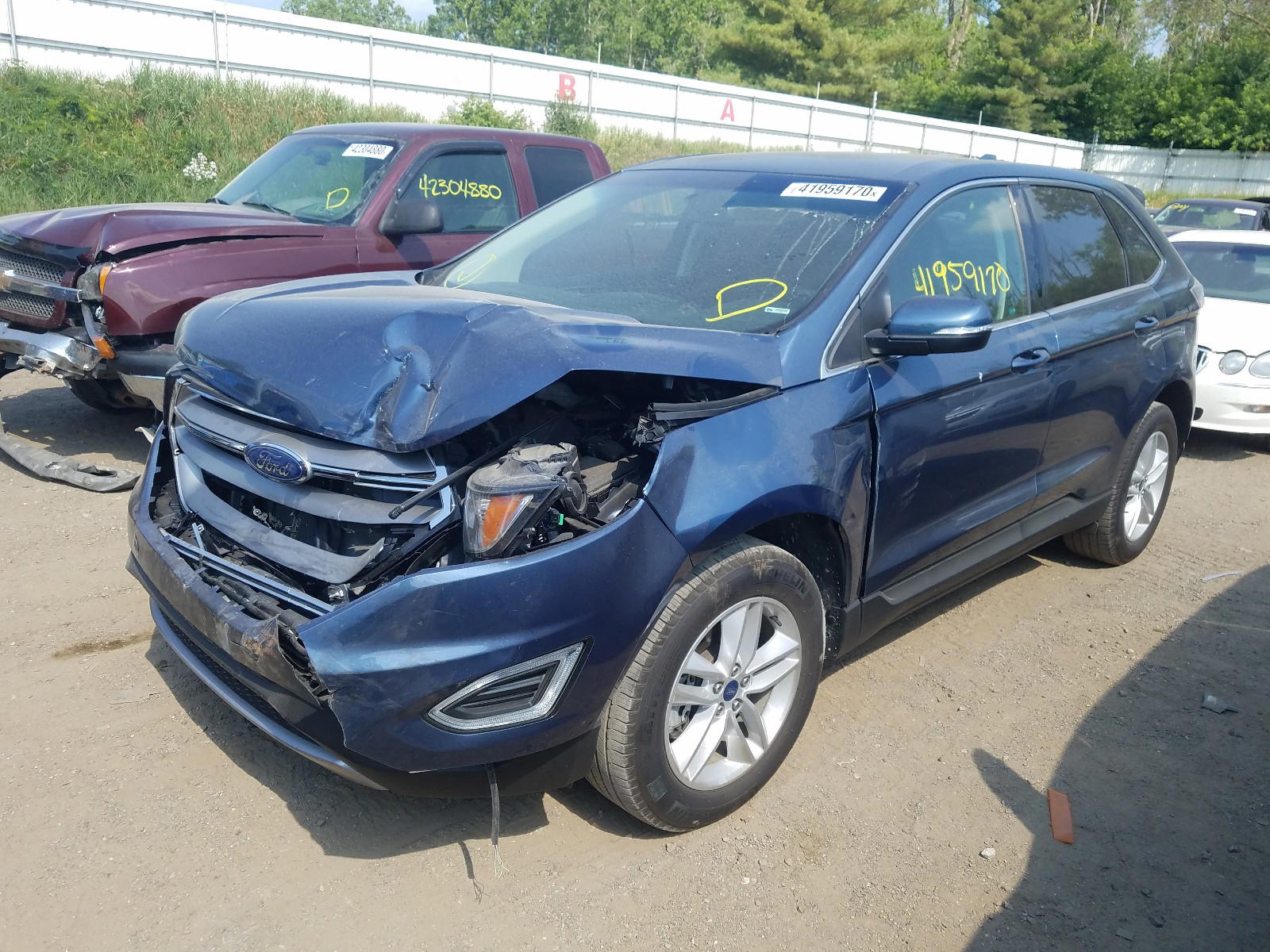 Photo 2 from auction – 2018 FORD EDGE SEL with VIN 2FMPK4J95JBB30476