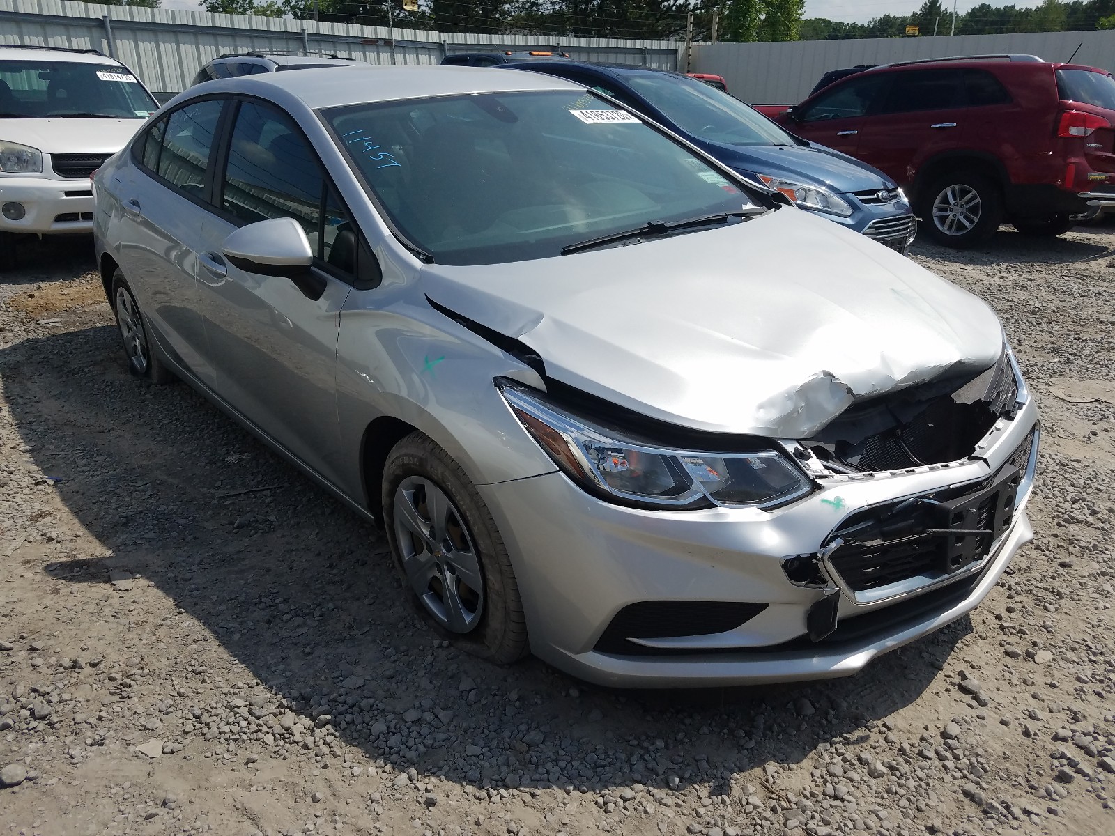 CHEVROLET CRUZE LS 2017 with VIN 1G1BC5SM2H7164326 - Photo from auction