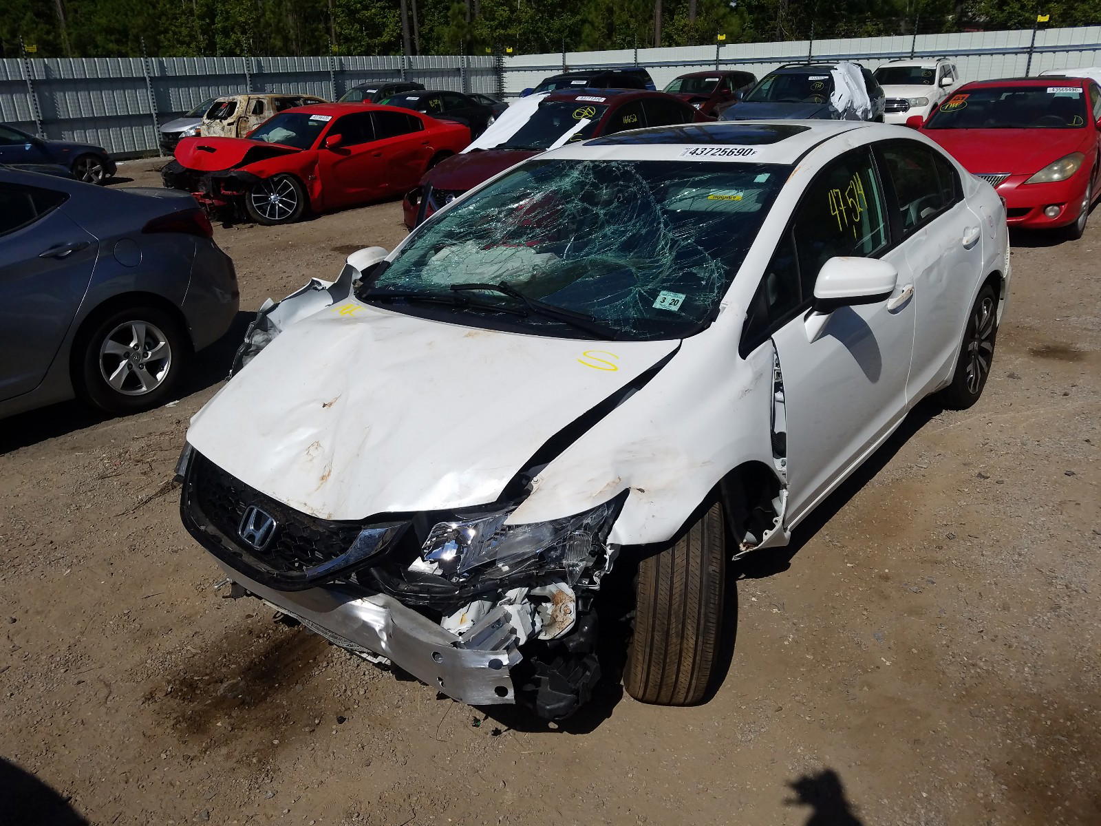 Photo 2 from auction – 2015 HONDA CIVIC EXL with VIN 19XFB2F96FE237288