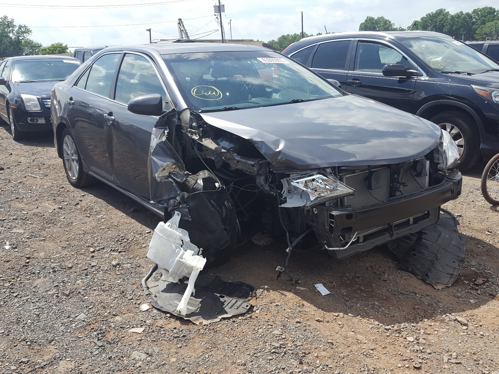 TOYOTA CAMRY SE 2014 with VIN 4T1BK1FK7EU026396 - Photo from auction