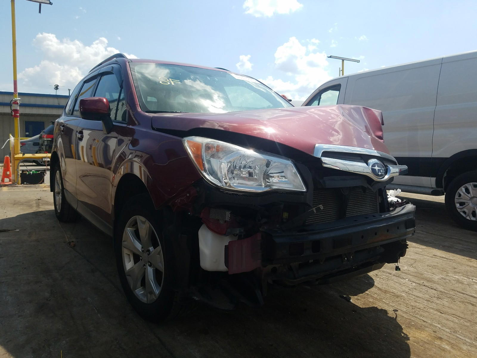 SUBARU FORESTER 2 2014 with VIN JF2SJAEC4EH546616 - Photo from auction