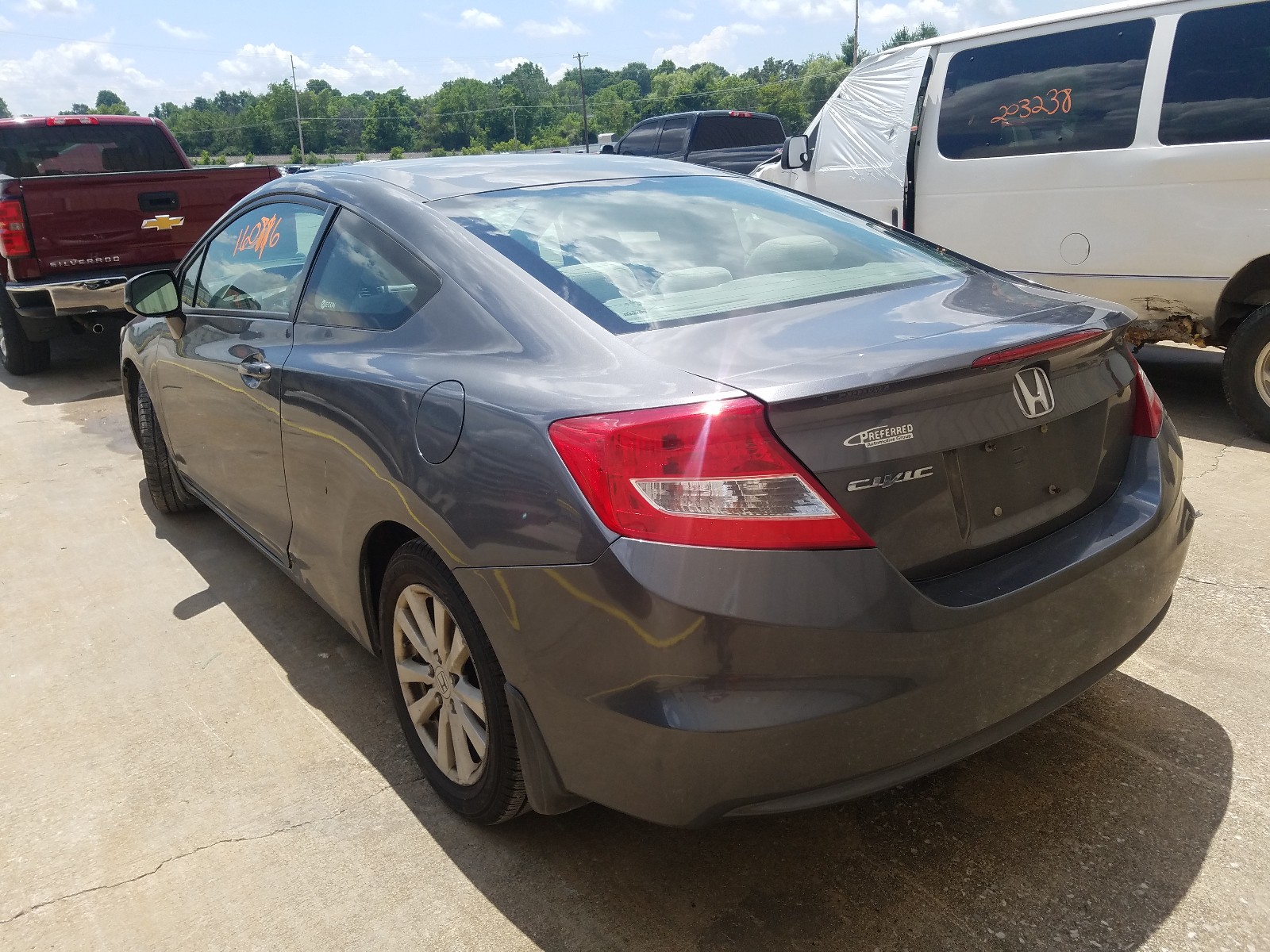 Photo 3 from auction – 2012 HONDA CIVIC EX with VIN 2HGFG3B8XCH516510