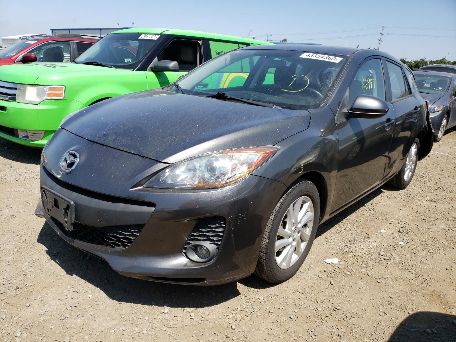 Photo 2 from auction – 2012 MAZDA 3 I with VIN JM1BL1L88C1661930