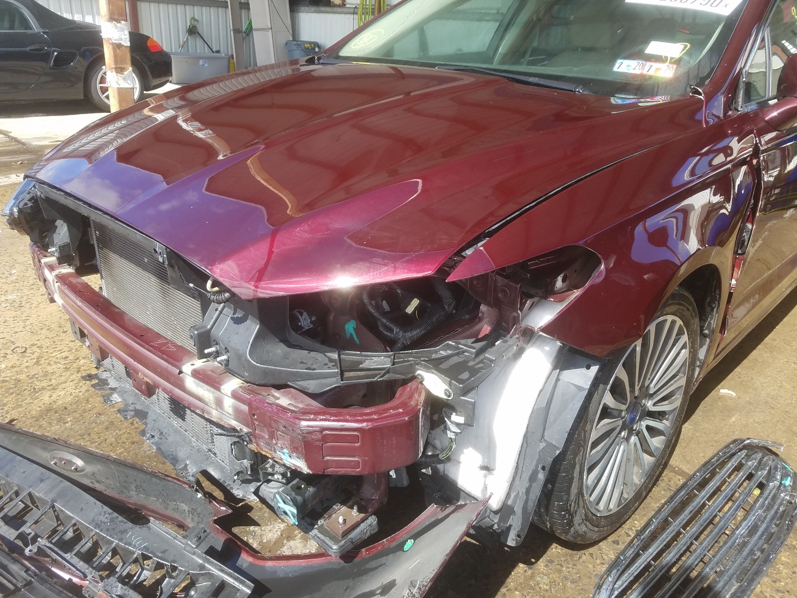 Photo 9 from auction – 2017 FORD FUSION SE with VIN 3FA6P0HD6HR243536