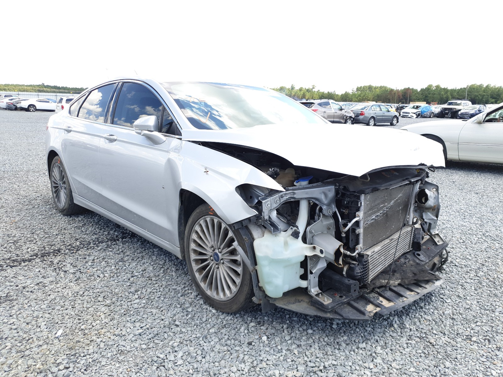 FORD FUSION TIT 2014 with VIN 3FA6P0K93ER344484 - Photo from auction