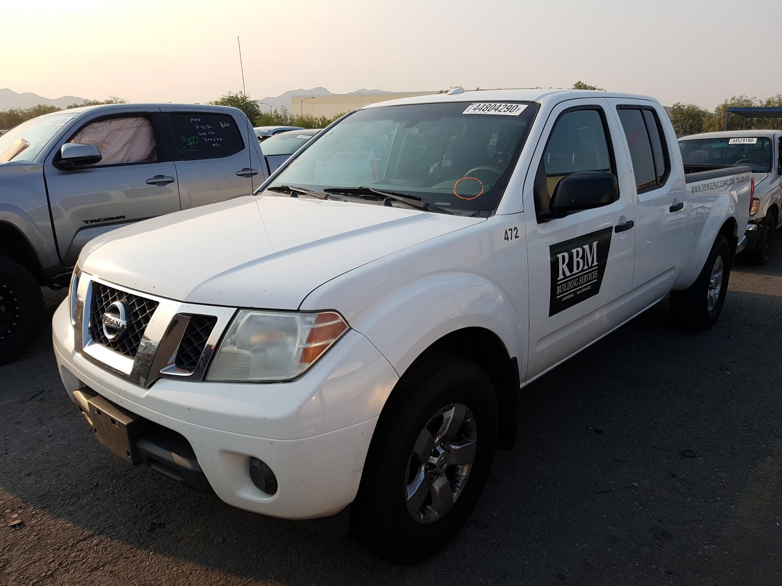 Photo 2 from auction – 2012 NISSAN FRONTIER S with VIN 1N6AD0FV3CC414725