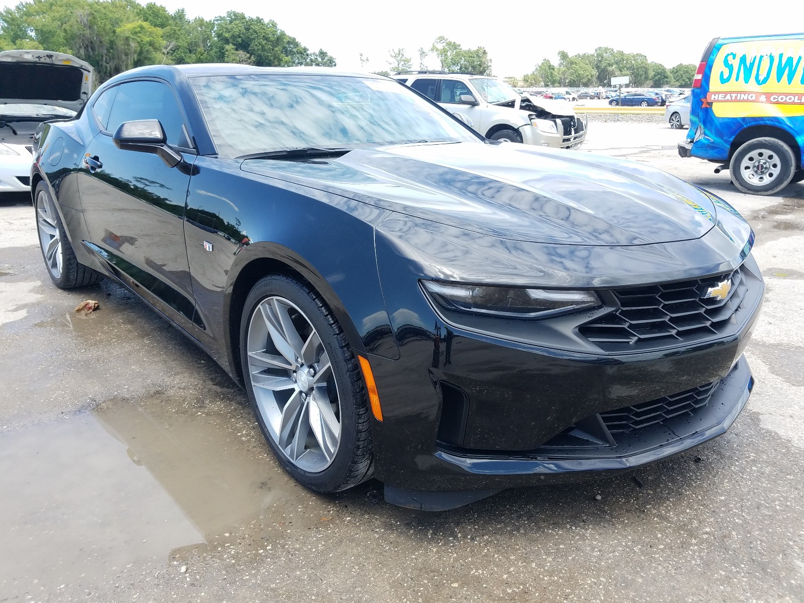 CHEVROLET CAMARO LS 2019 with VIN 1G1FB1RX4K0159058 - Photo from auction