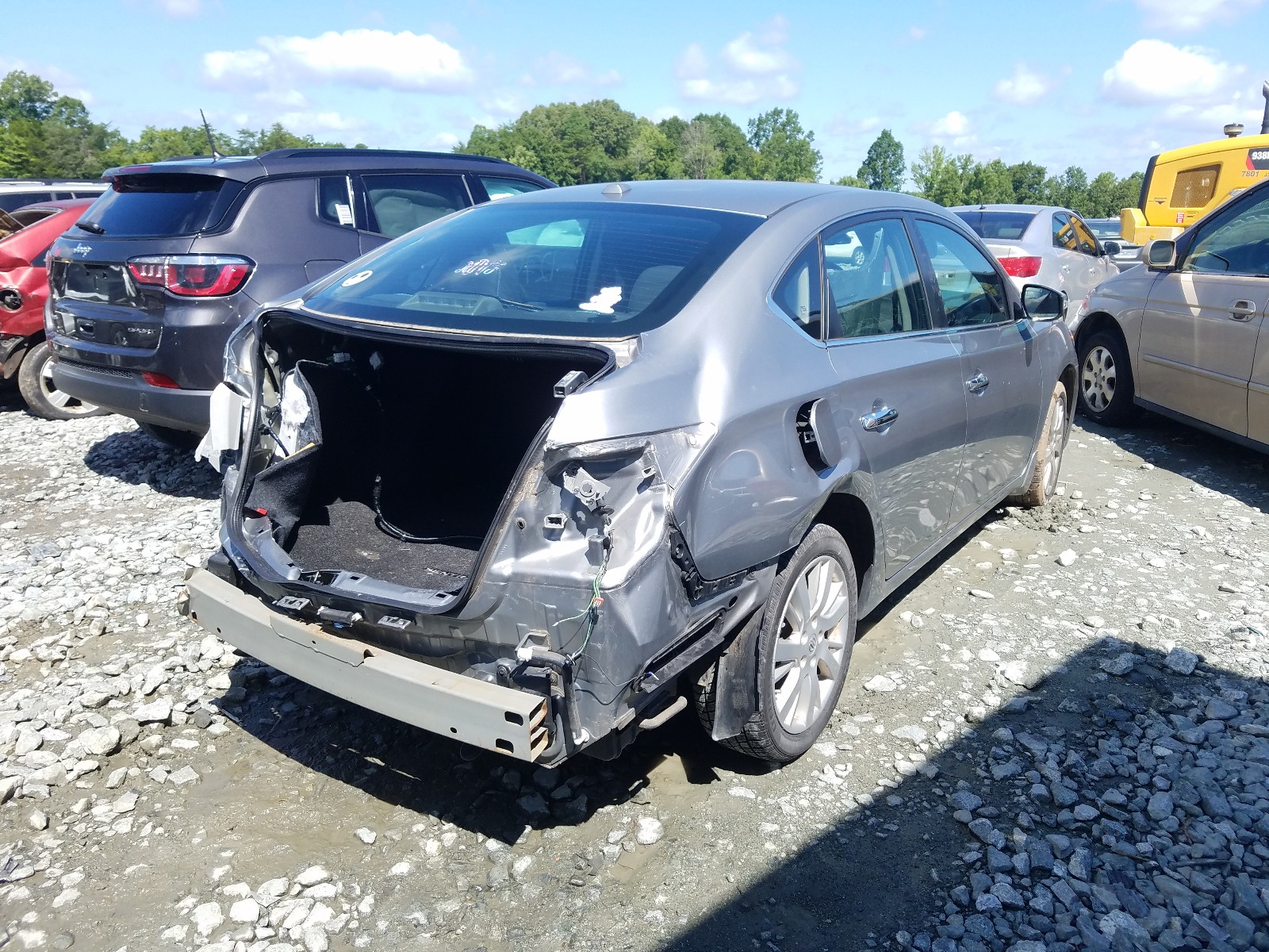 Photo 4 from auction – 2014 NISSAN SENTRA S with VIN 3N1AB7AP0EY294308