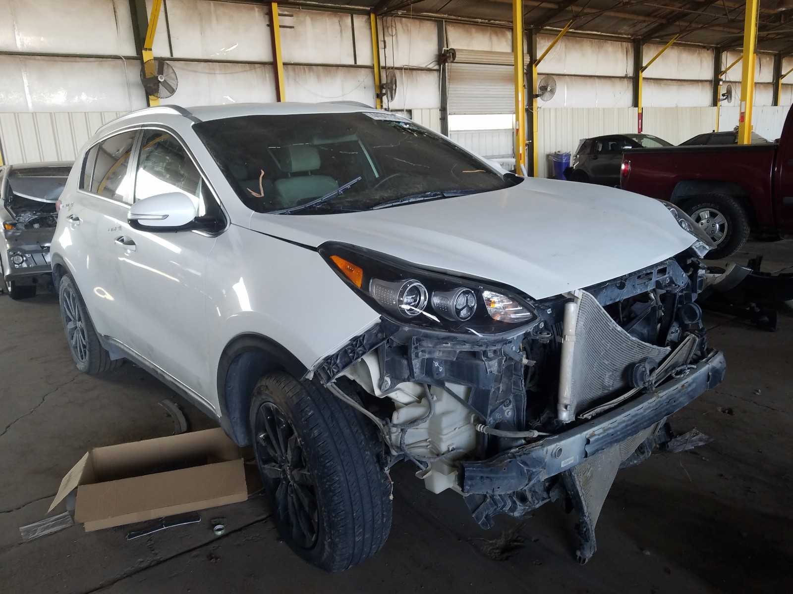 KIA SPORTAGE E 2019 with VIN KNDPN3AC8K7545450 - Photo from auction