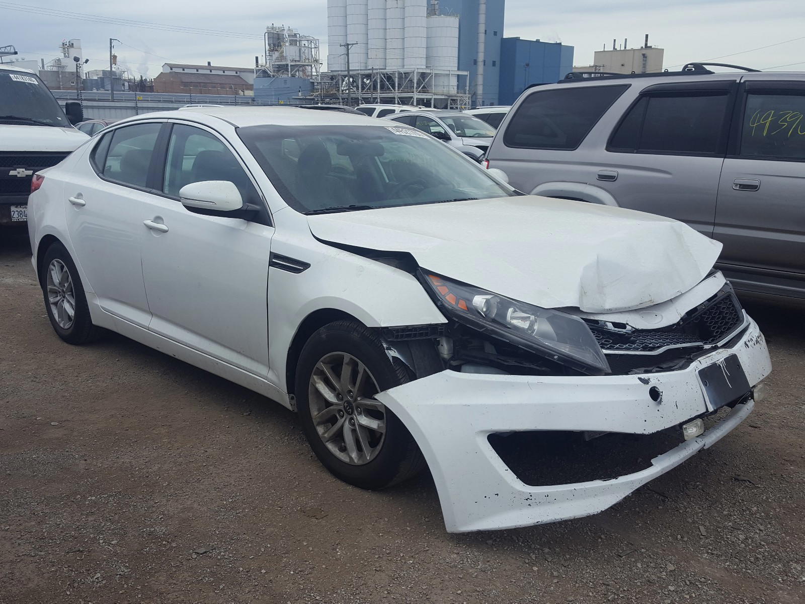KIA OPTIMA LX 2011 with VIN KNAGM4A7XB5146477 - Photo from auction