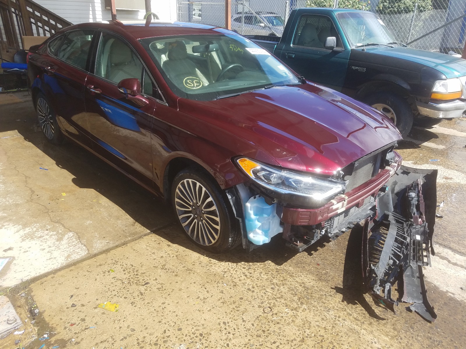 Photo 1 from auction – 2017 FORD FUSION SE with VIN 3FA6P0HD6HR243536
