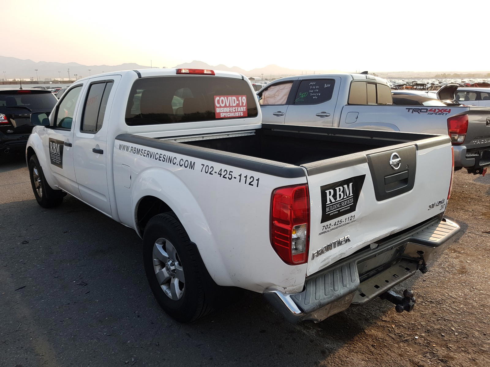 Photo 3 from auction – 2012 NISSAN FRONTIER S with VIN 1N6AD0FV3CC414725