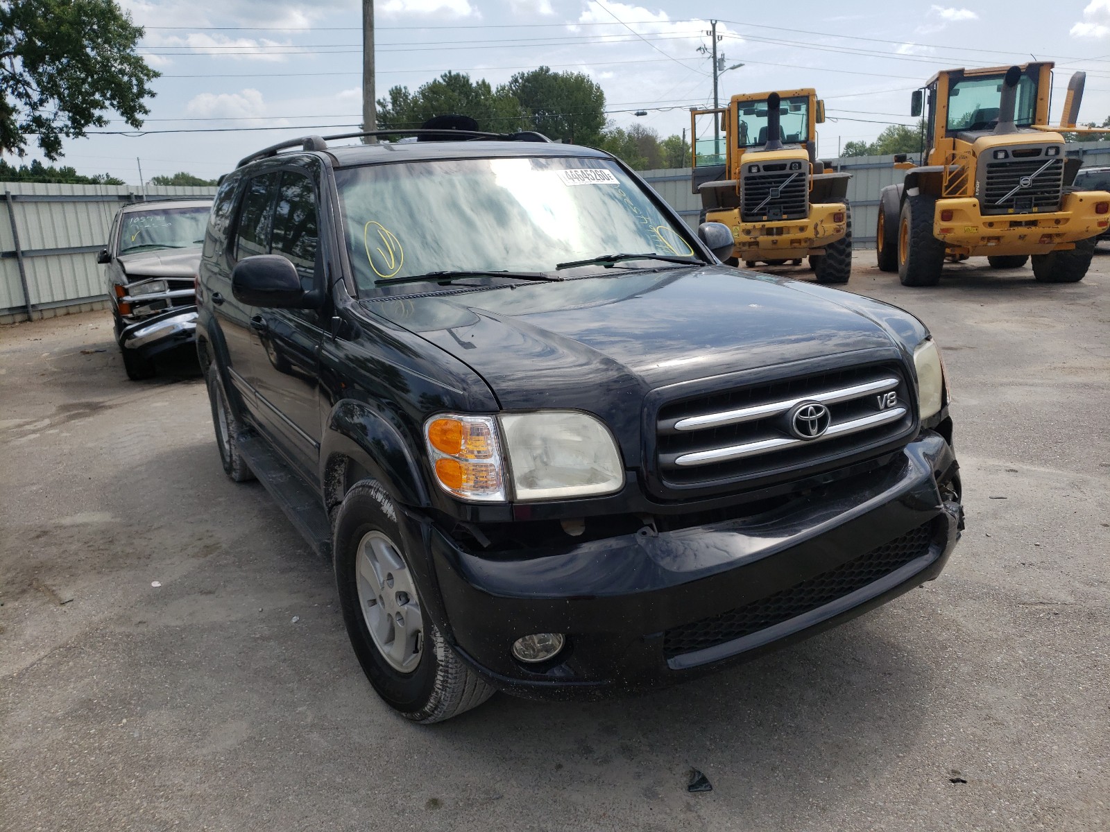 TOYOTA SEQUOIA LI 2002 with VIN 5TDZT38A42S115231 - Photo from auction