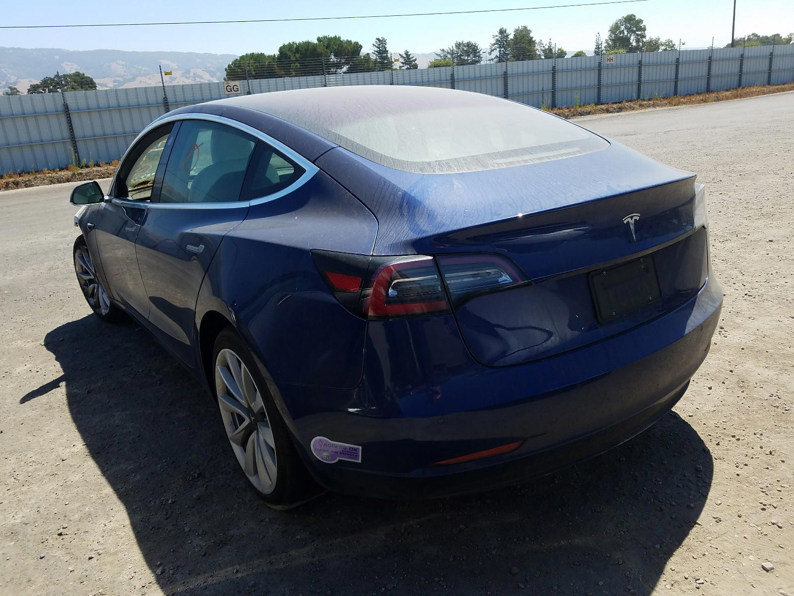 Photo 3 from auction – 2019 TESLA MODEL 3 with VIN 5YJ3E1EA2KF332838