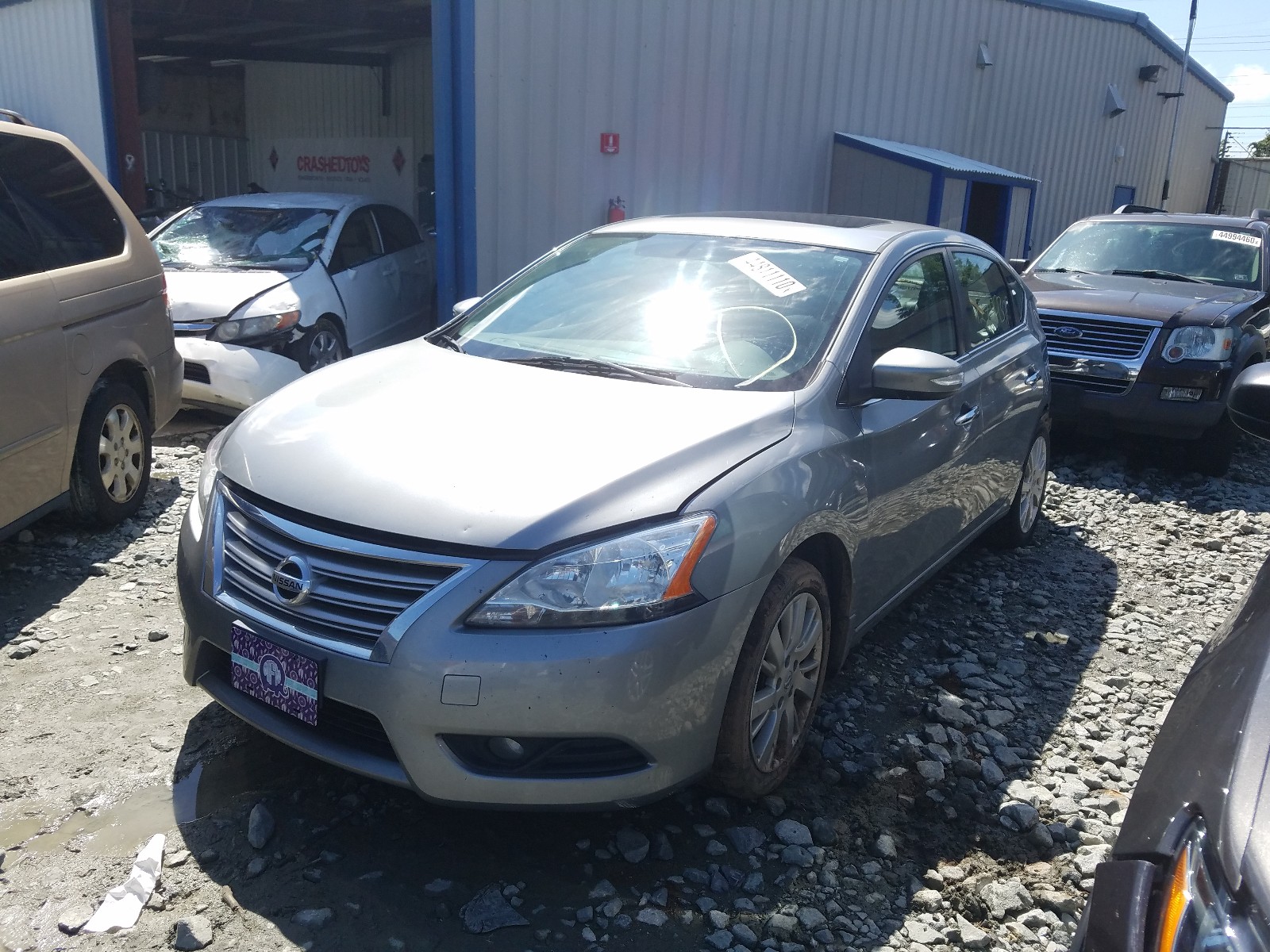 Photo 2 from auction – 2014 NISSAN SENTRA S with VIN 3N1AB7AP0EY294308