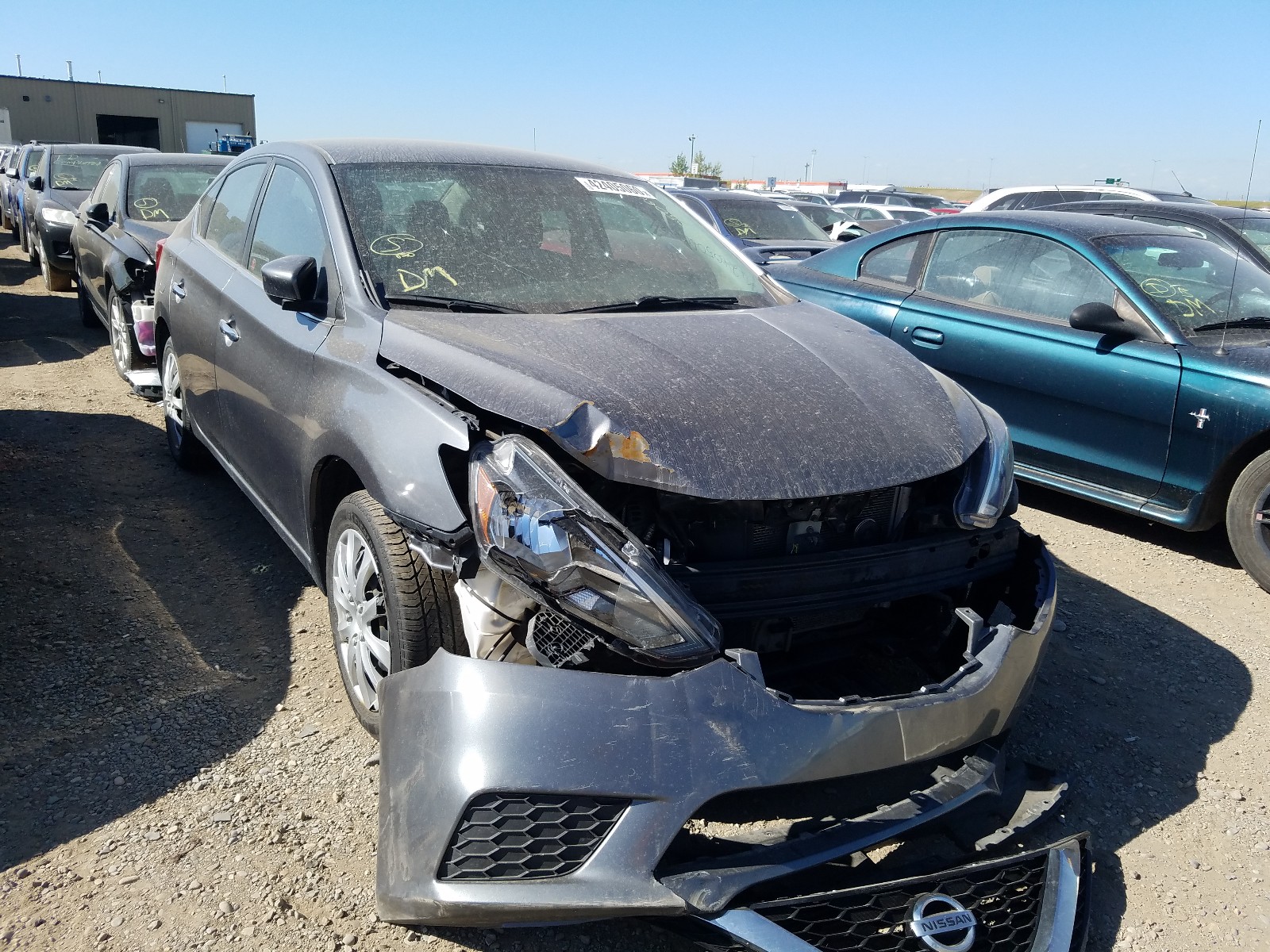NISSAN SENTRA S 2016 with VIN 3N1AB7AP7GL636241 - Photo from auction