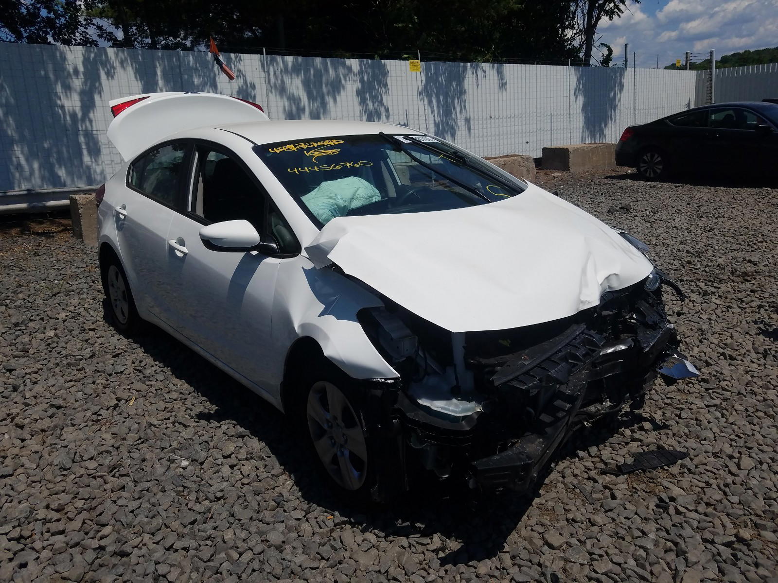 KIA FORTE LX 2017 with VIN 3KPFK4A78HE094011 - Photo from auction