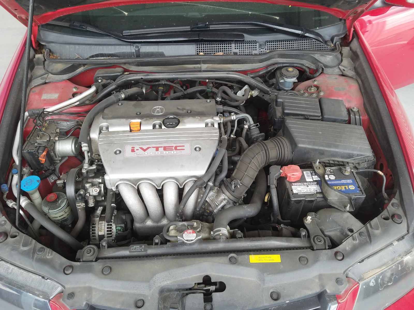 Photo 7 from auction – 2005 ACURA TSX with VIN JH4CL96885C021043