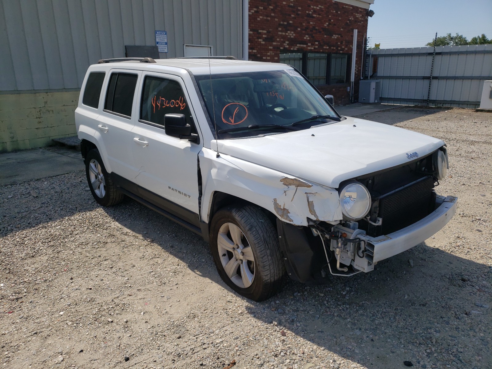 JEEP PATRIOT SP 2015 with VIN 1C4NJPBB1FD402007 - Photo from auction