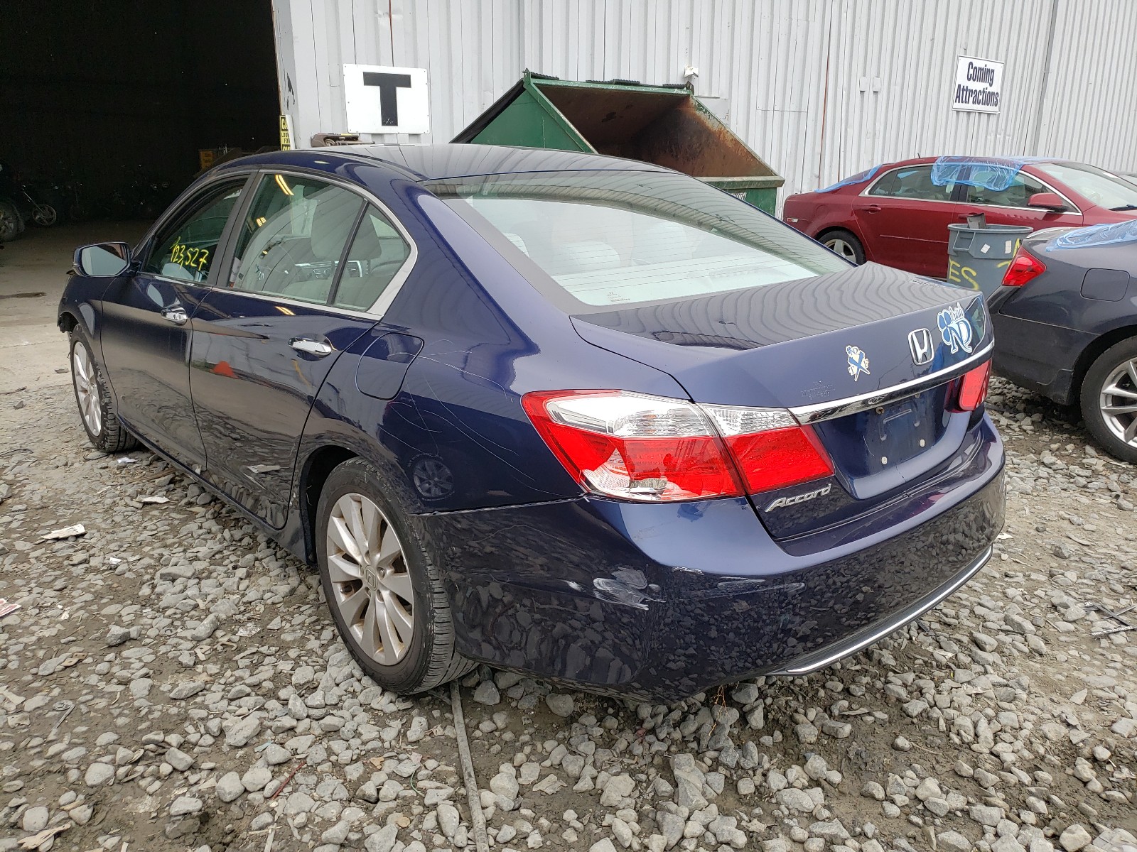 Photo 3 from auction – 2013 HONDA ACCORD EX with VIN 1HGCR2F7XDA148029