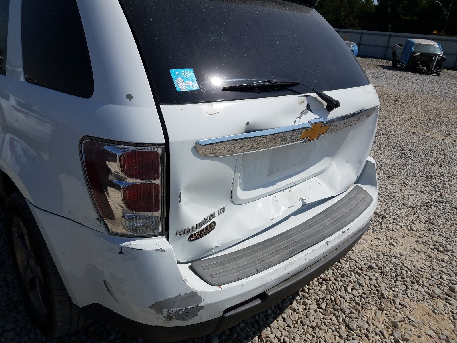 Photo 9 from auction – 2007 CHEVROLET EQUINOX LT with VIN 2CNDL63F866176561