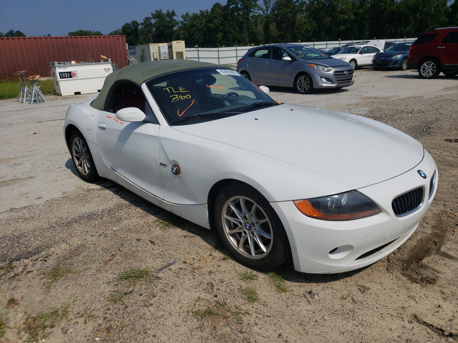 BMW Z4 2.5 2003 with VIN 4USBT33423LS46352 - Photo from auction