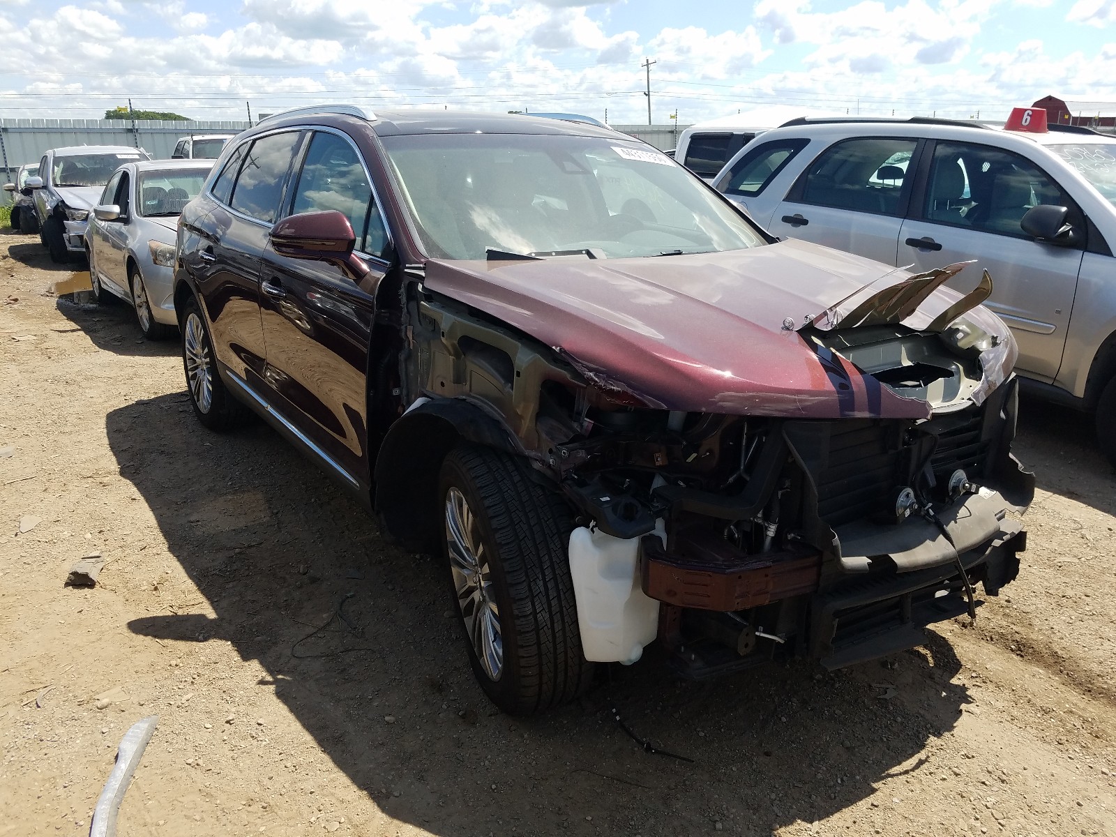 Photo 1 from auction – 2017 LINCOLN MKX RESERV with VIN 2LMPJ8LR3HBL22369