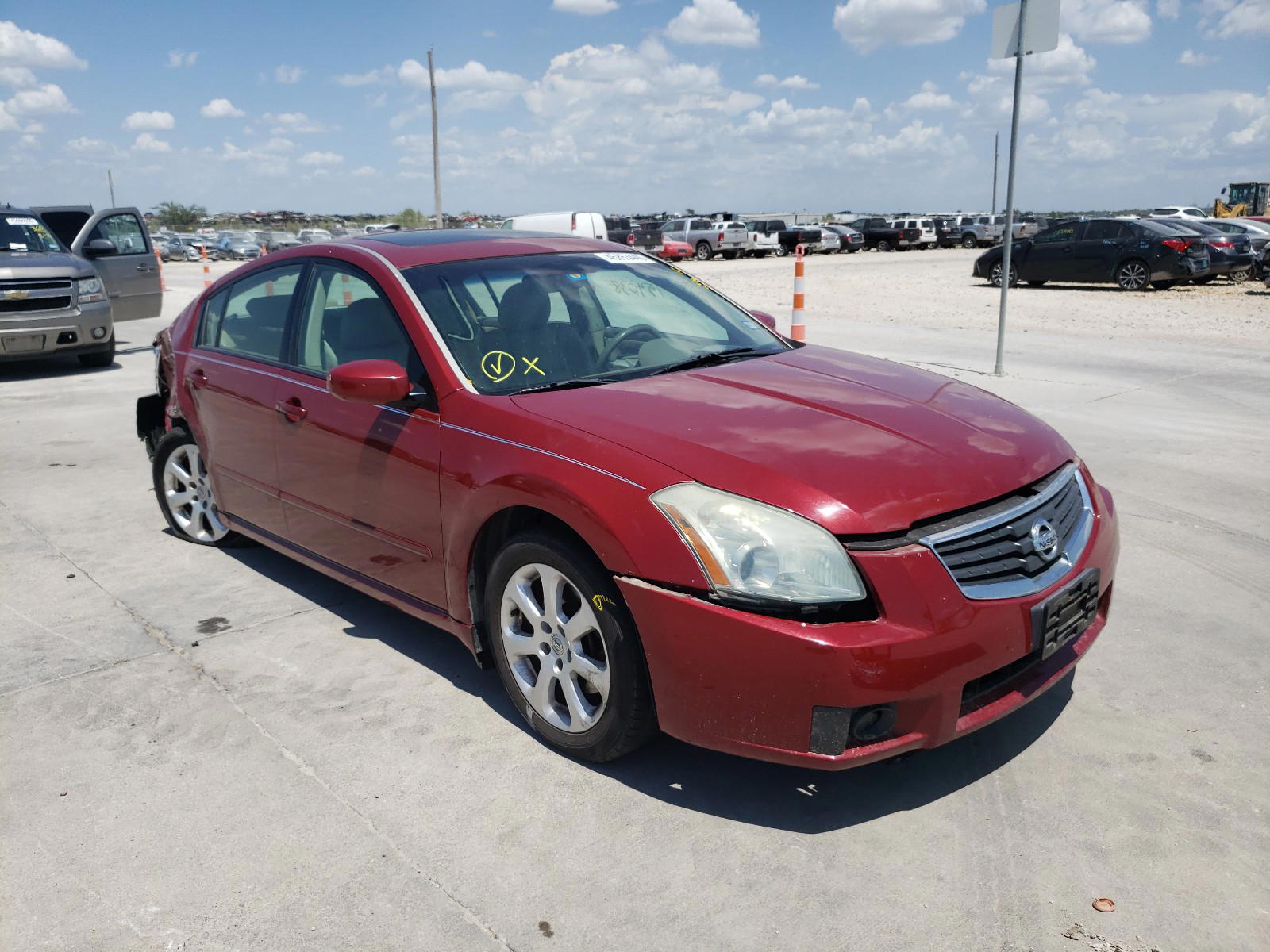 NISSAN MAXIMA SE 2007 with VIN 1N4BA41EX7C810791 - Photo from auction