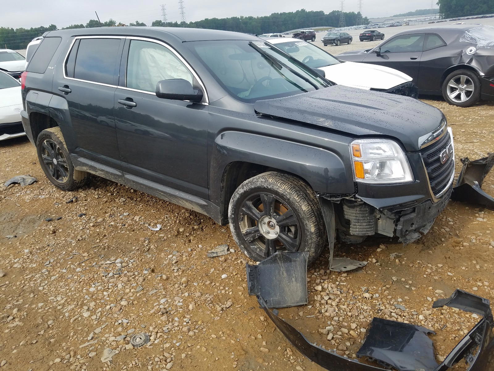 GMC TERRAIN SL 2017 with VIN 2GKALMEK4H6182015 - Photo from auction