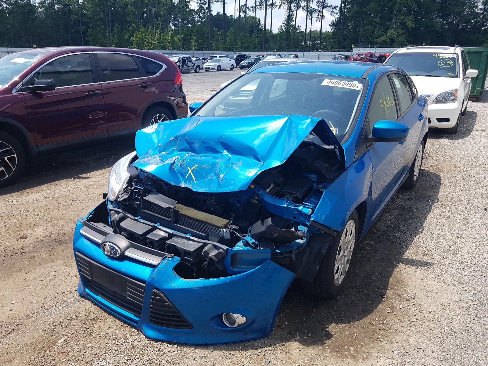 Photo 2 from auction – 2012 FORD FOCUS SE with VIN 1FAHP3F24CL160240