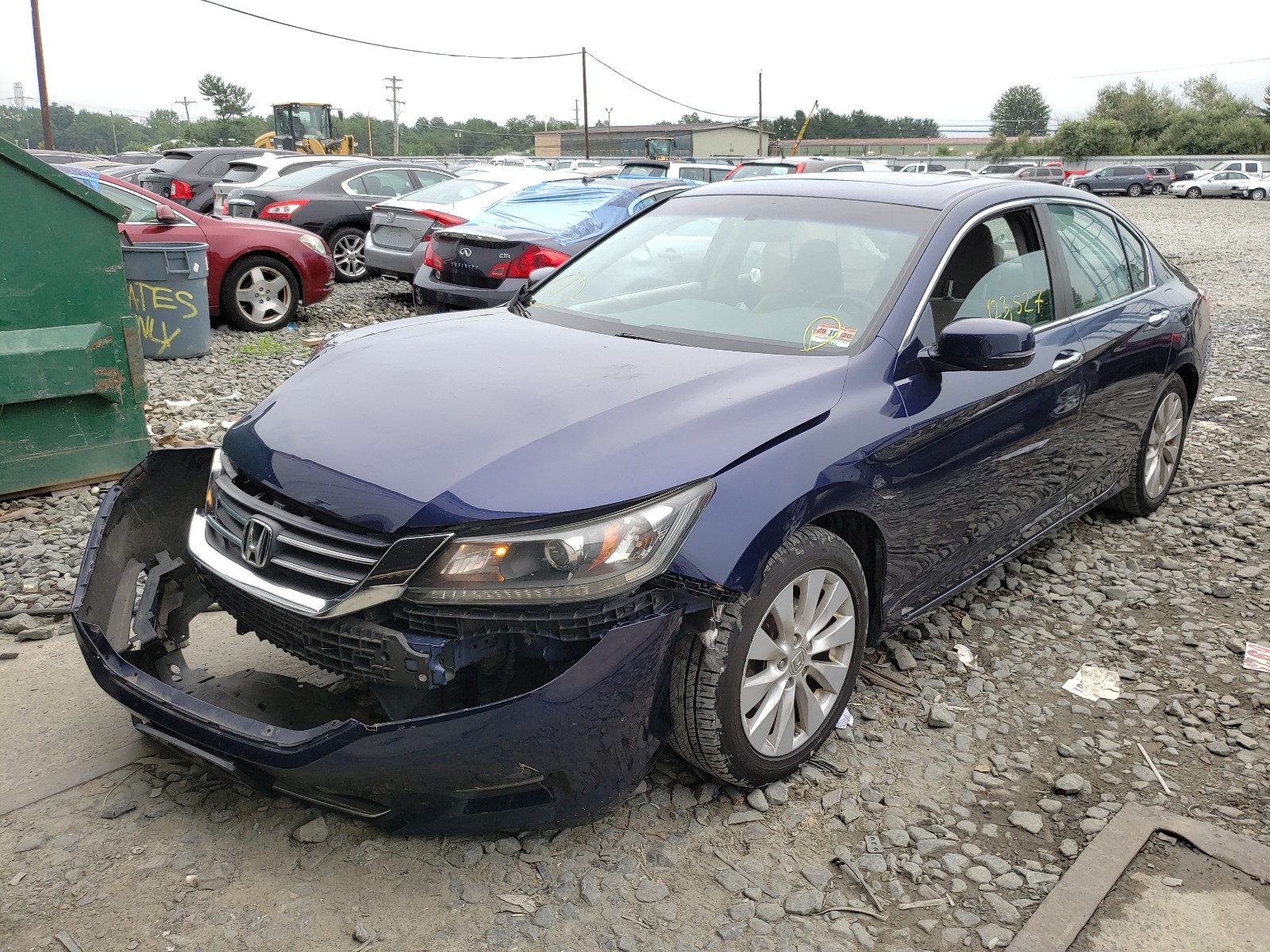 Photo 2 from auction – 2013 HONDA ACCORD EX with VIN 1HGCR2F7XDA148029