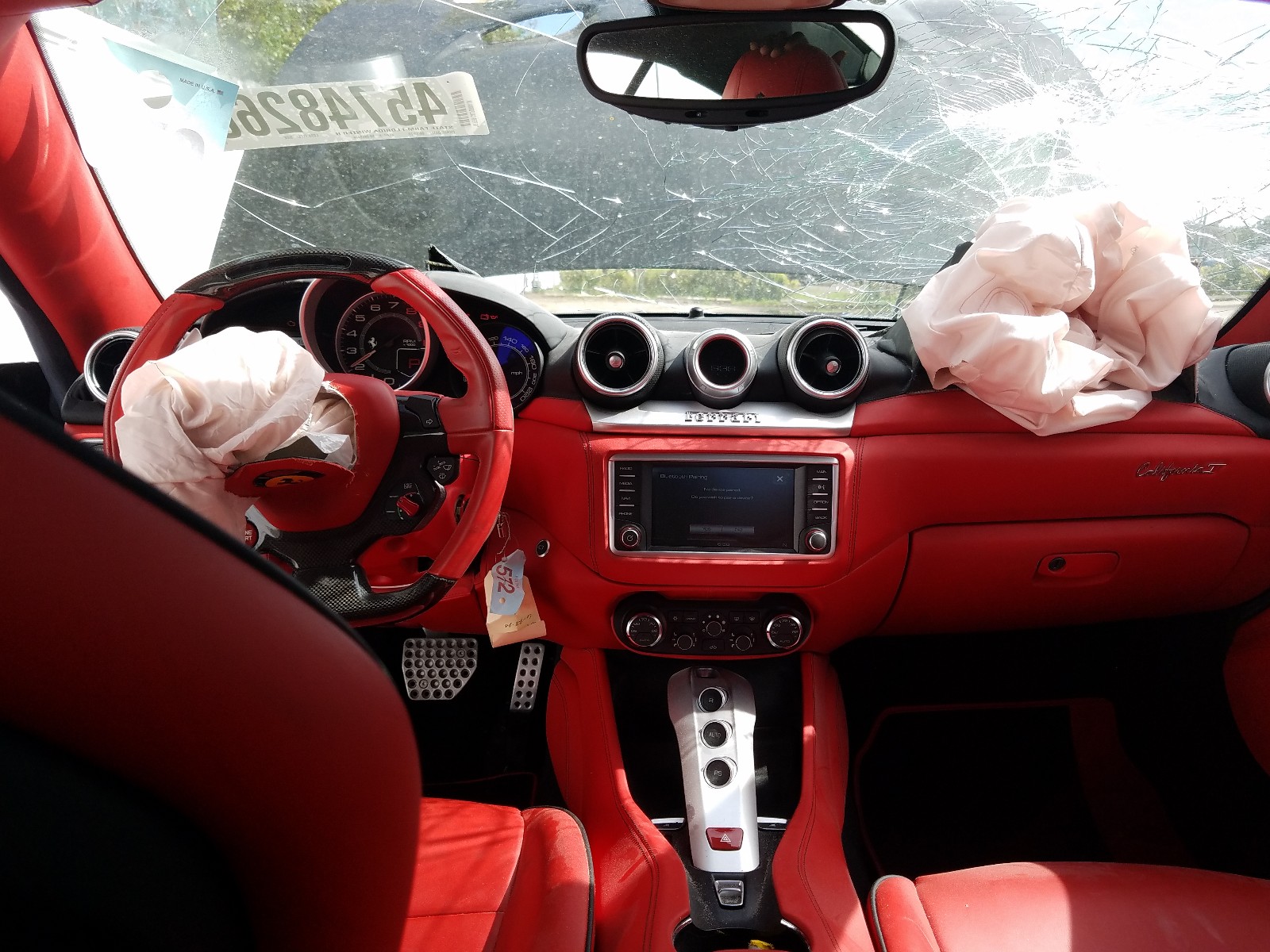 Photo 19 from auction – 2016 FERRARI CALIFORNIA with VIN ZFF77XJA7G0216921