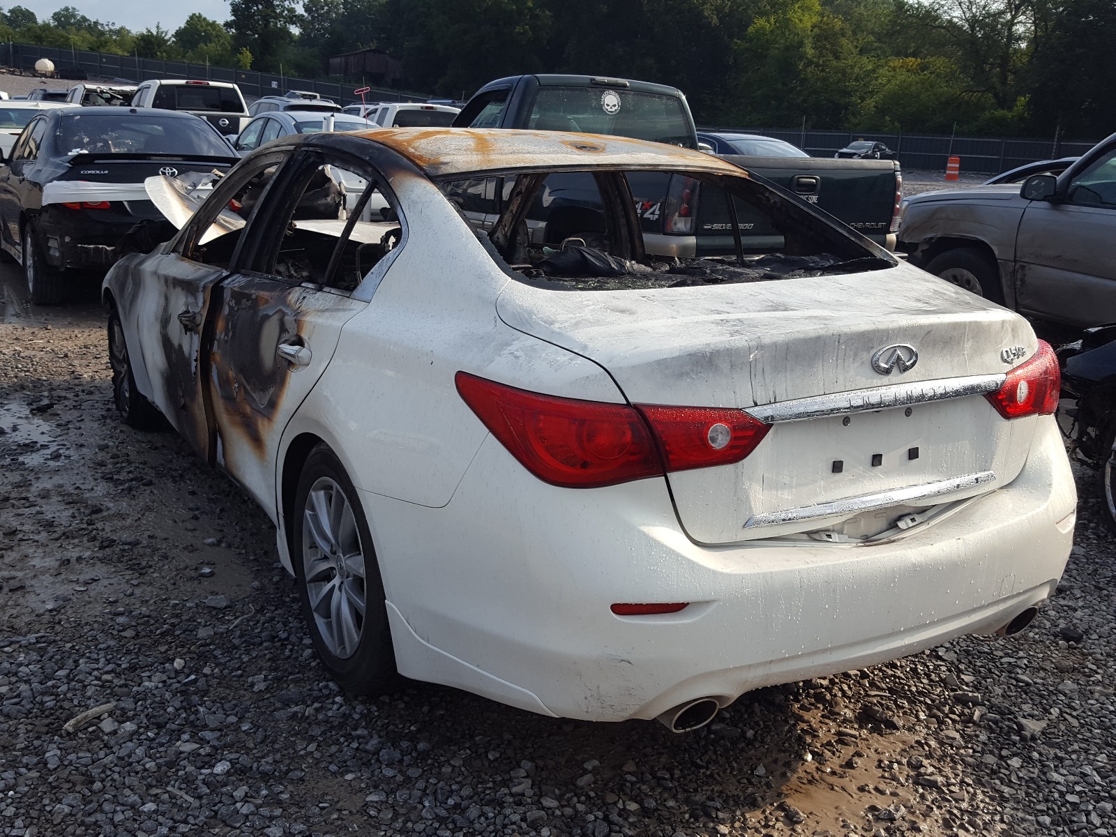 Photo 3 from auction – 2015 INFINITI Q50 BASE with VIN JN1BV7AP4FM352775