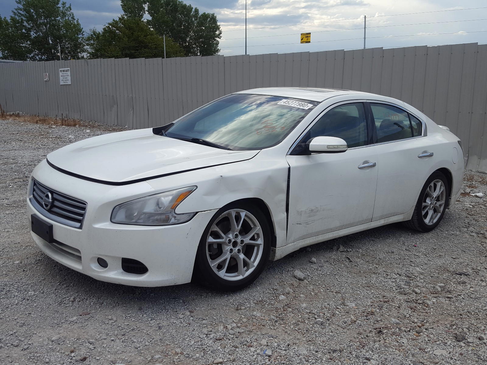 Photo 2 from auction – 2012 NISSAN MAXIMA S with VIN 1N4AA5AP9CC825327