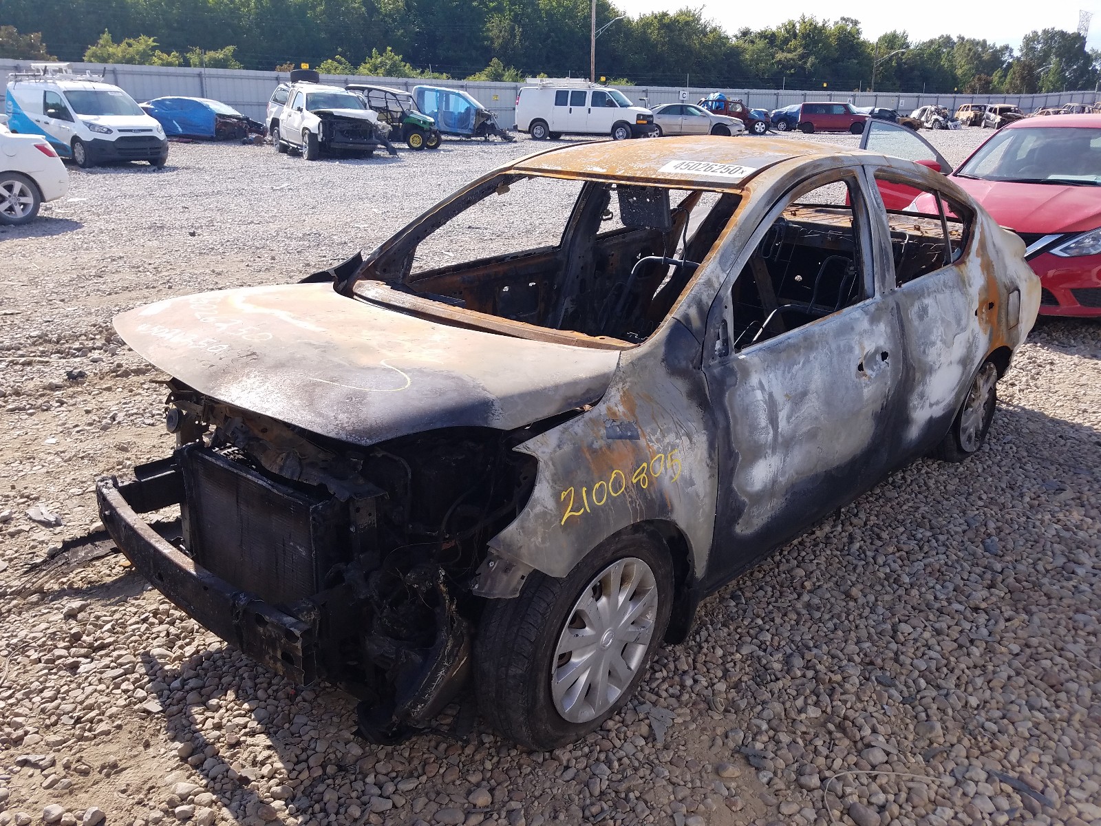 Photo 2 from auction – 2014 NISSAN VERSA S with VIN 3N1CN7AP9EL829813