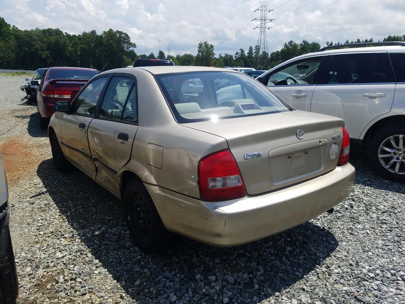 Photo 3 from auction – 2001 MAZDA PROTEGE LX with VIN JM1BJ225710435366